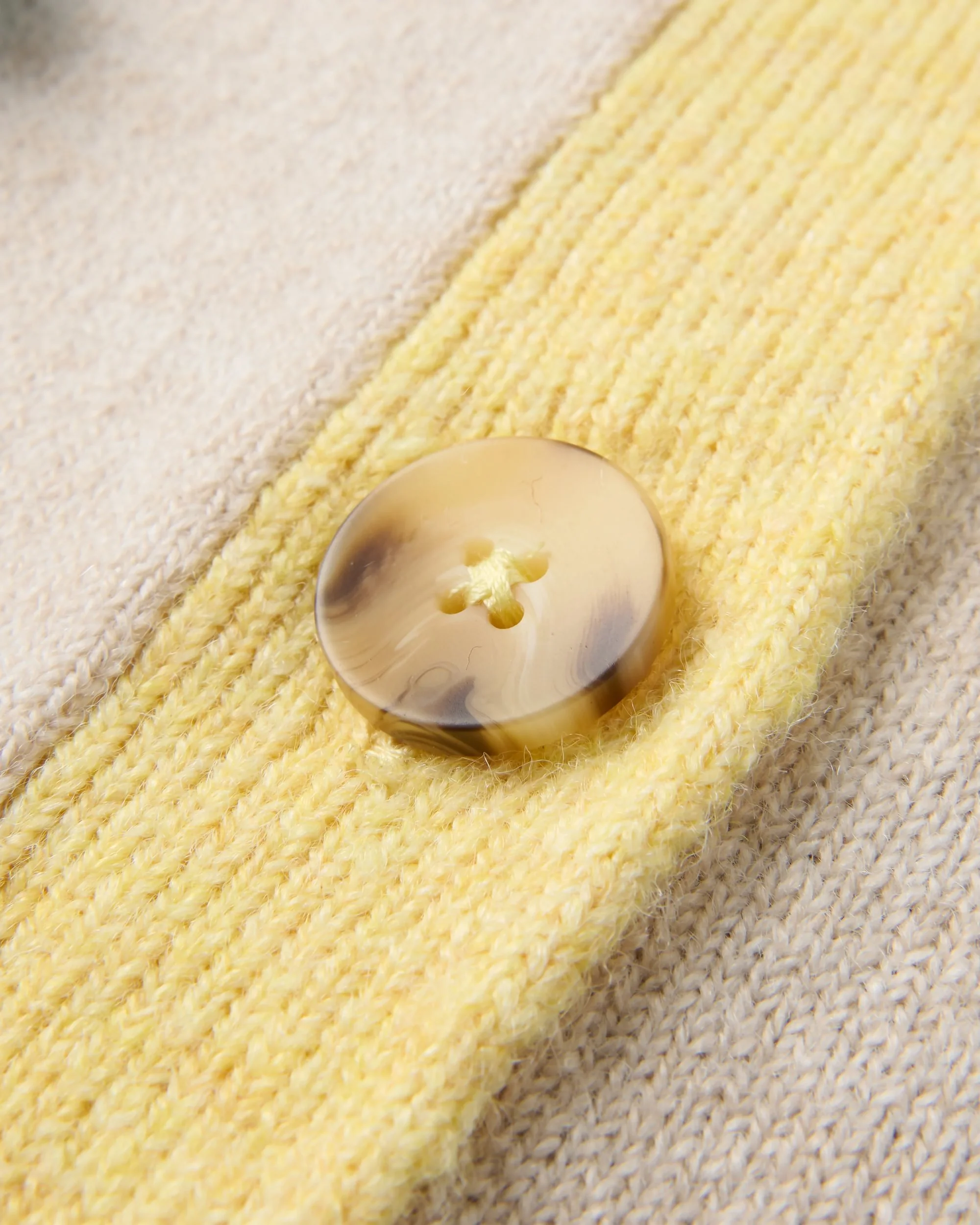 Scenic 'Light' Knitted Cardigan - Scenic Yellow - Image 5