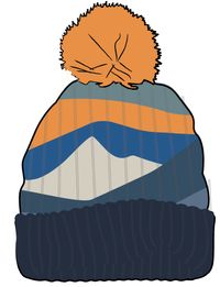Scenic Bobble Hat - Scenic Orange - Image 5