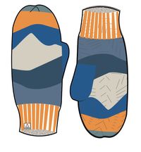 Scenic Fleece Lined Mittens - Scenic Orange - Image 7