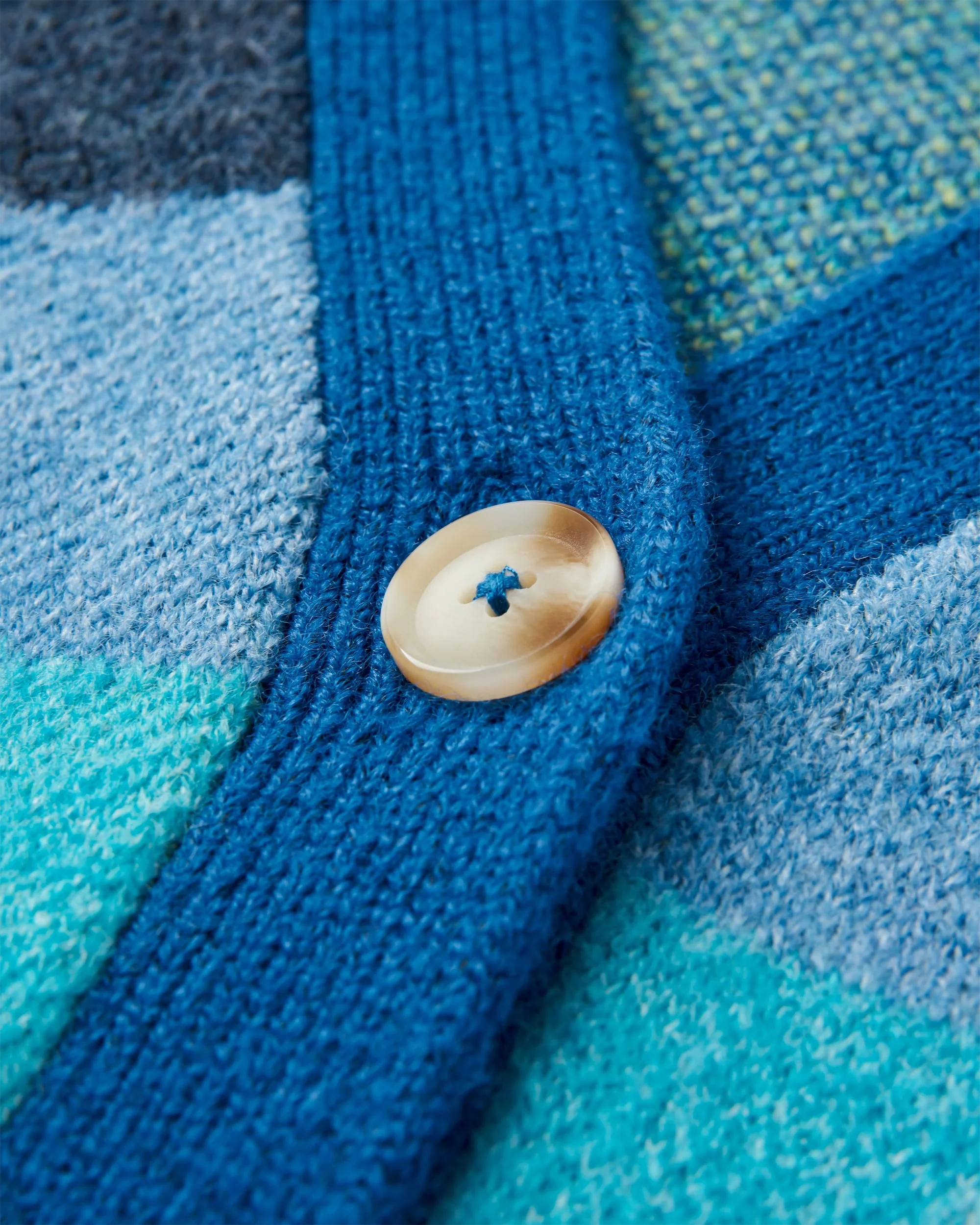 Scenic Knitted Cardigan - Scenic Azure Blue - Image 6