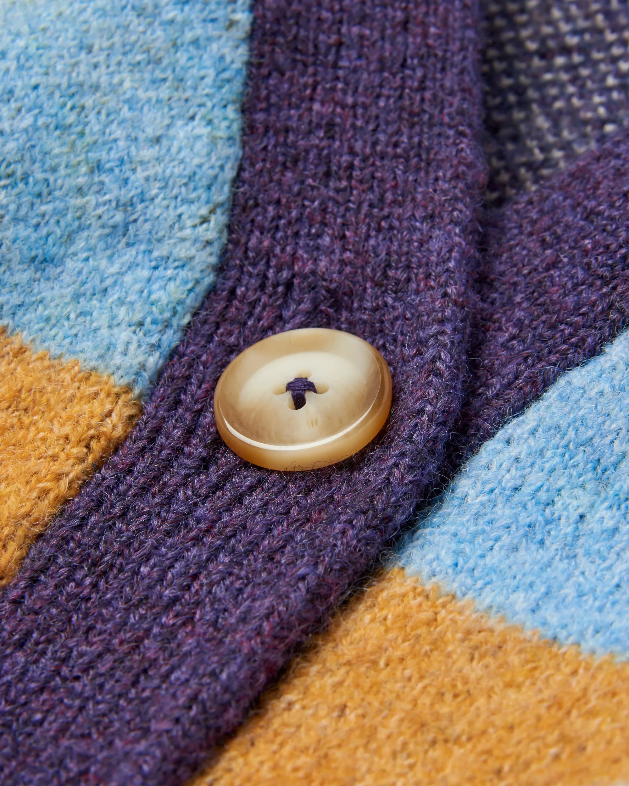 Scenic Knitted Cardigan - Scenic Deep Plum - Image 7