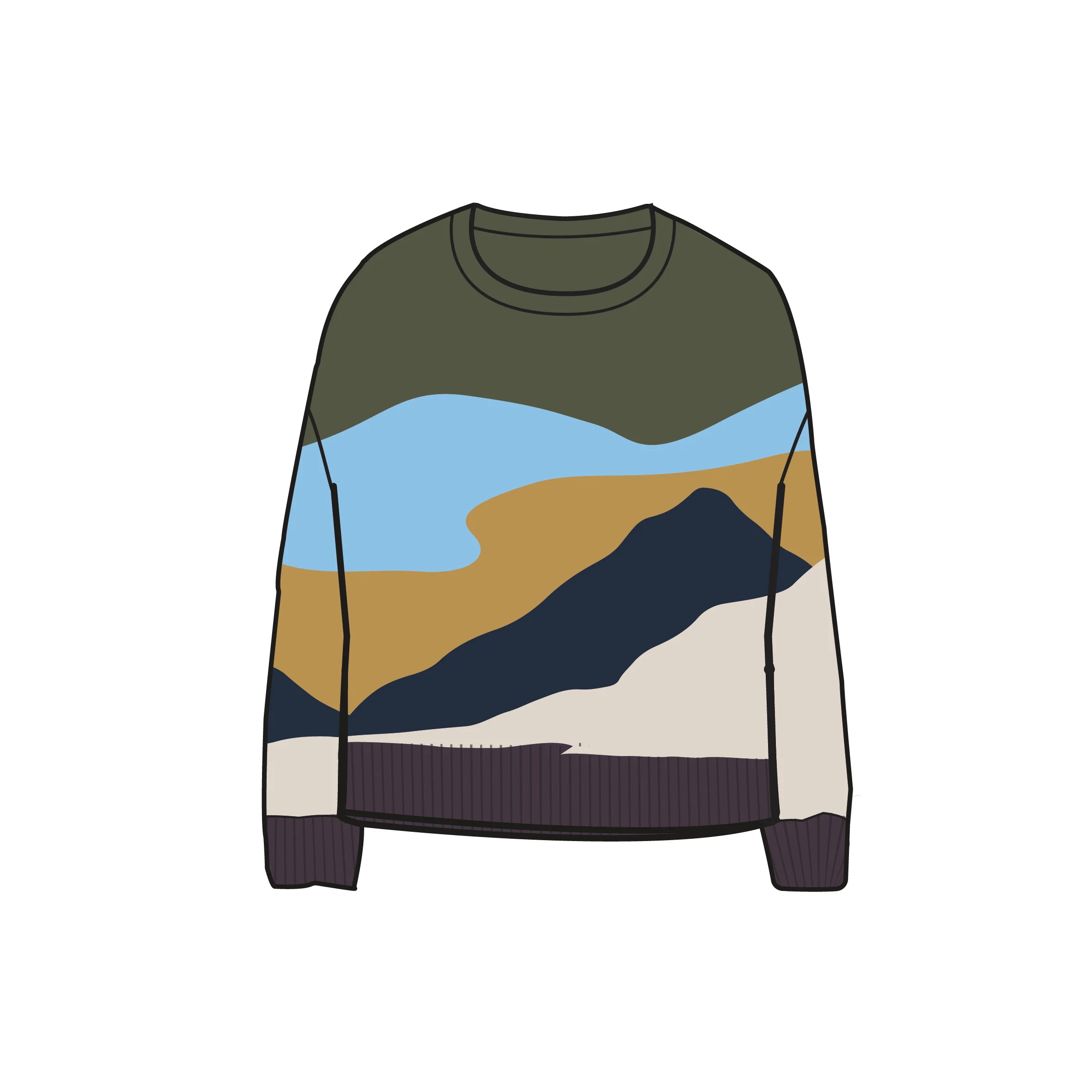 Scenic Knitted Jumper - Scenic Deep Plum - Image 7