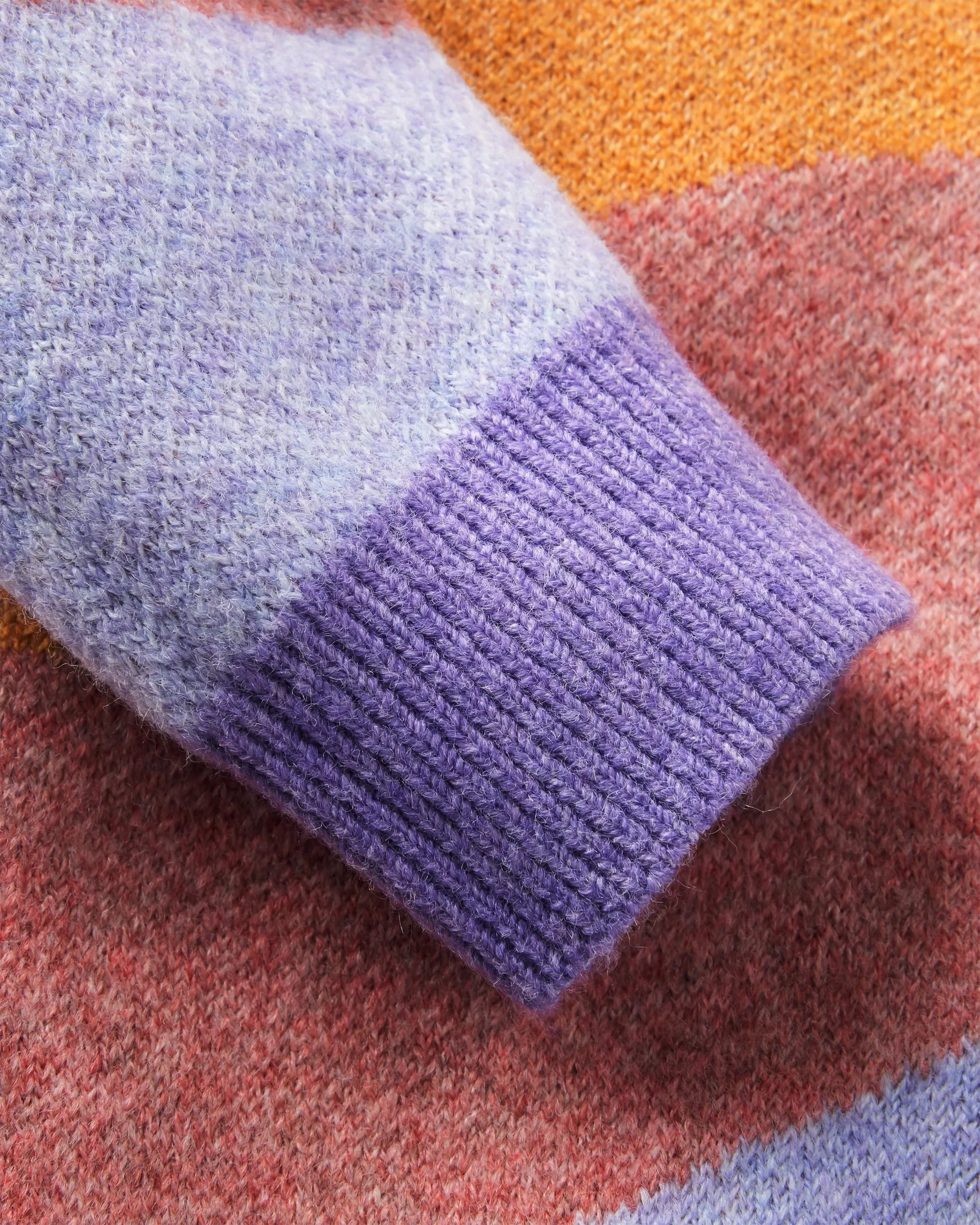 Scenic Knitted Jumper - Scenic Sunrise Orange - Image 8