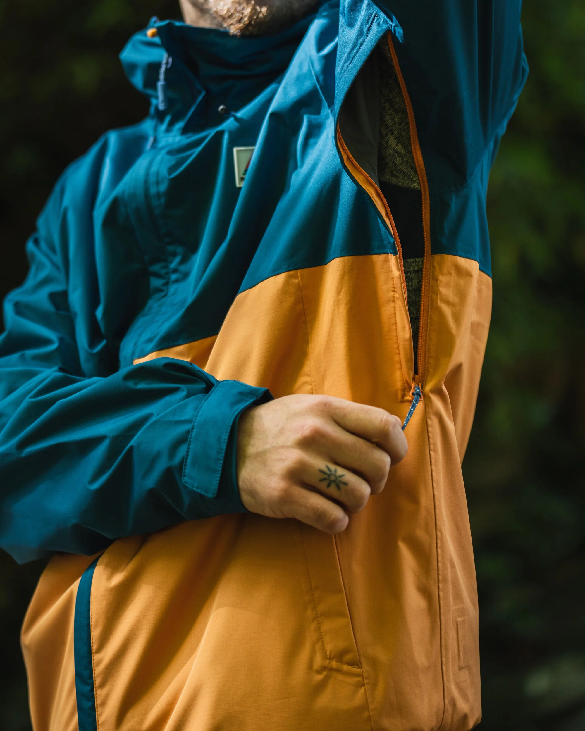 Season Water Resistant Jacket - Corsair Blue/ Apricot - Image 4