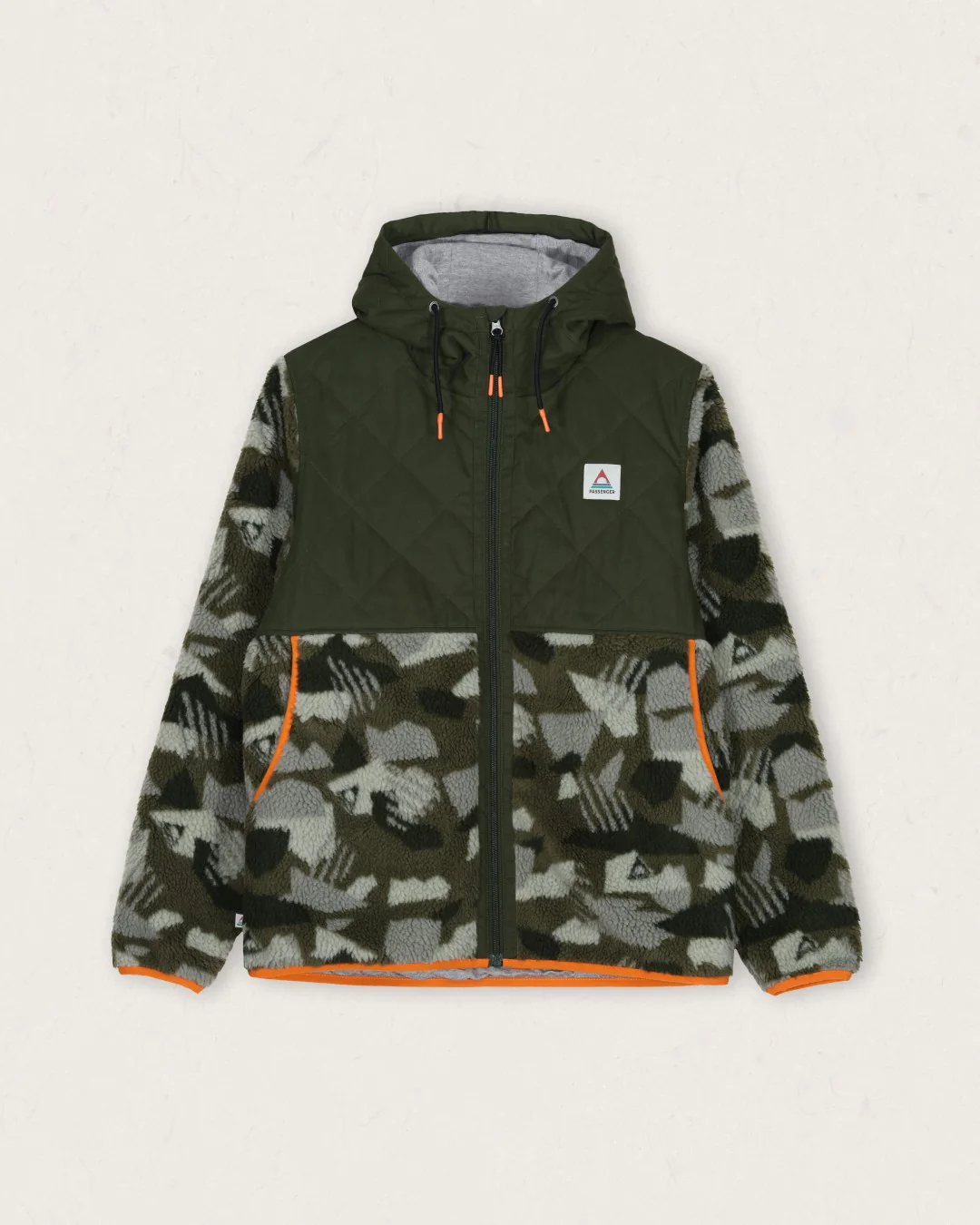 Sefton Deep-Pile Sherpa Full Zip Fleece - Fir Tree - Image 7