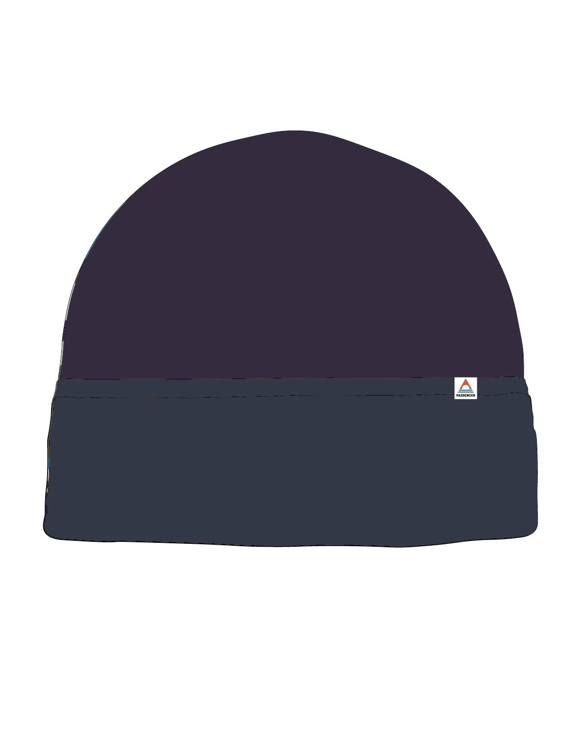 Set Off Polar Fleece Beanie - Deep Plum/Charcoal - Image 5