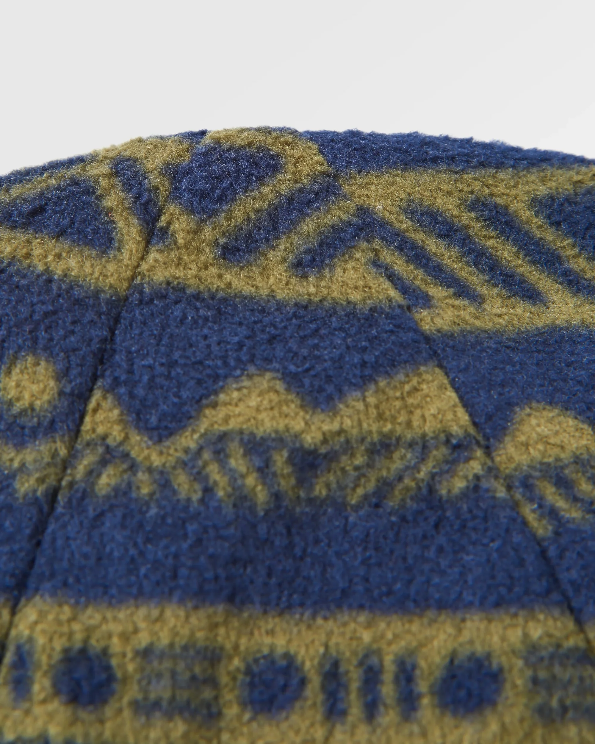 Set Off Polar Fleece Beanie - Mountain Geo Khaki/Rich Navy - Image 2