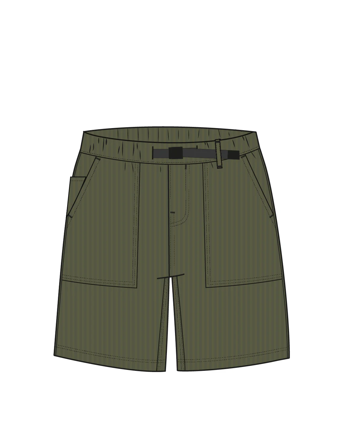 Shack Cord Short - Khaki - Image 10