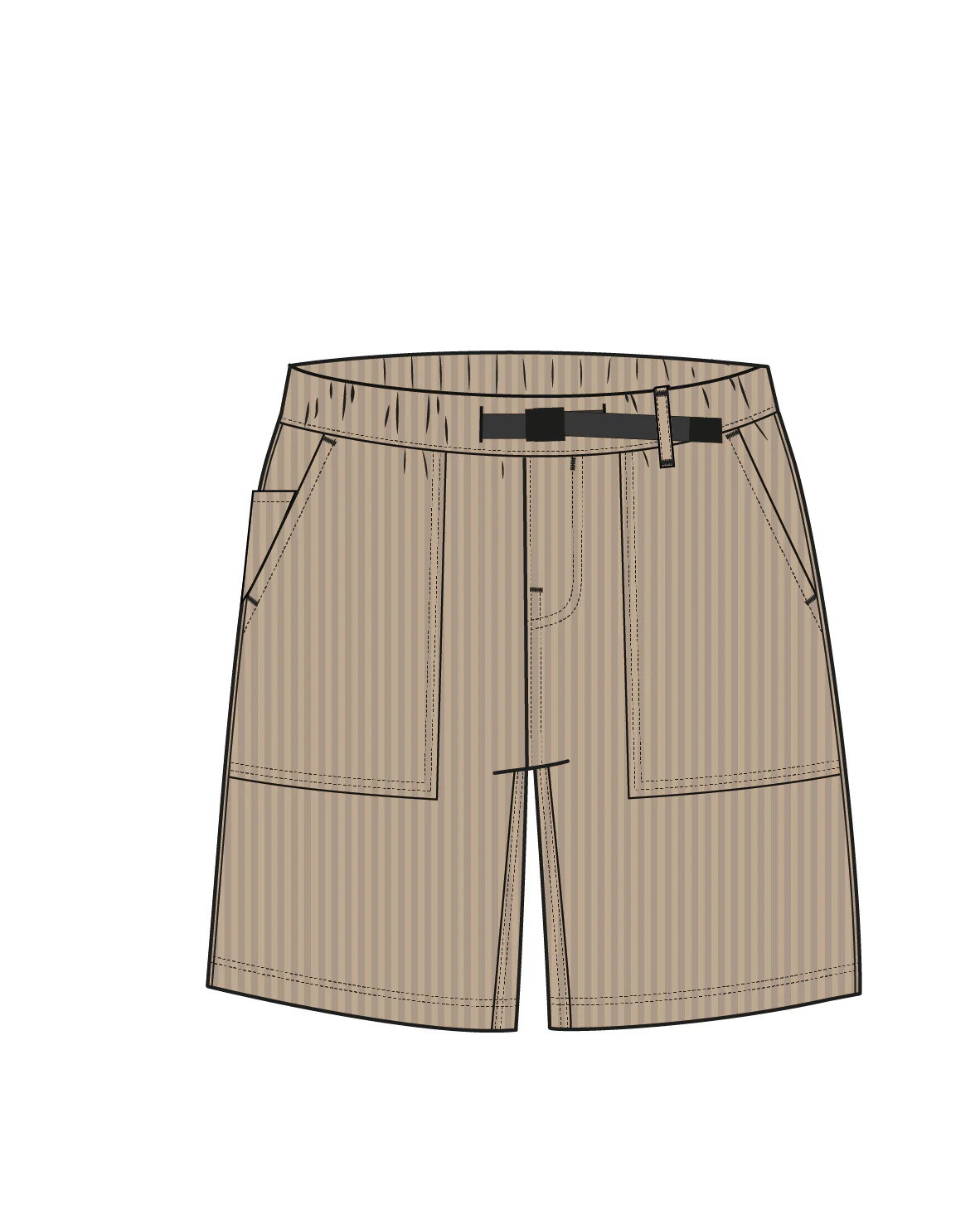 Shack Cord Short - Stone - Image 13