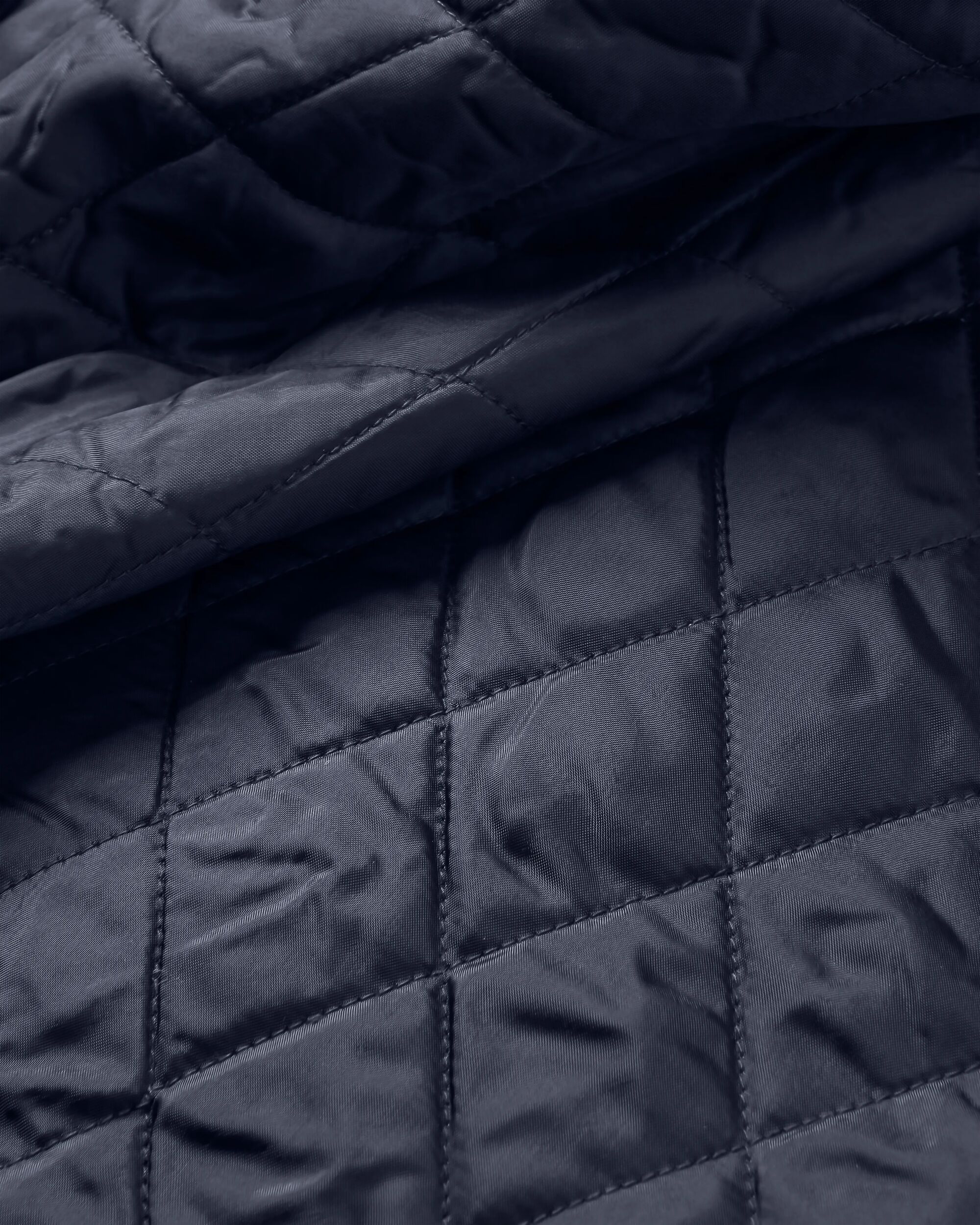 Sherwood Check Hooded Overshirt - Rich Navy/Burnt Orange - Image 10