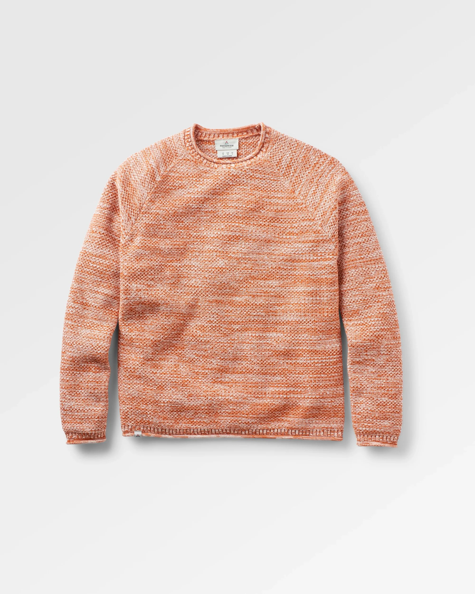 Shore Knitted Jumper - Sunset Orange - Image 2