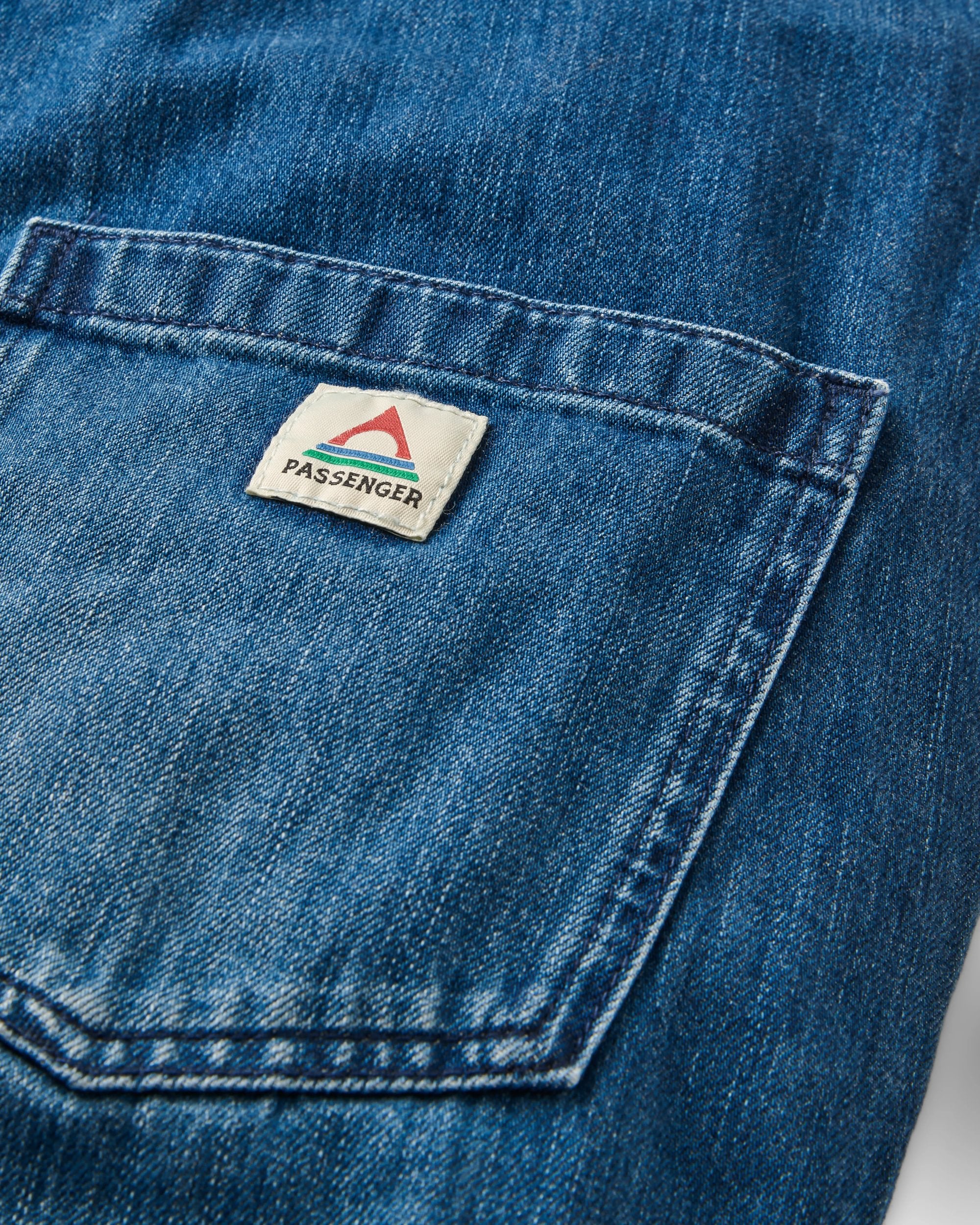 Shuffle Denim Dungarees - Denim Blue - Image 11