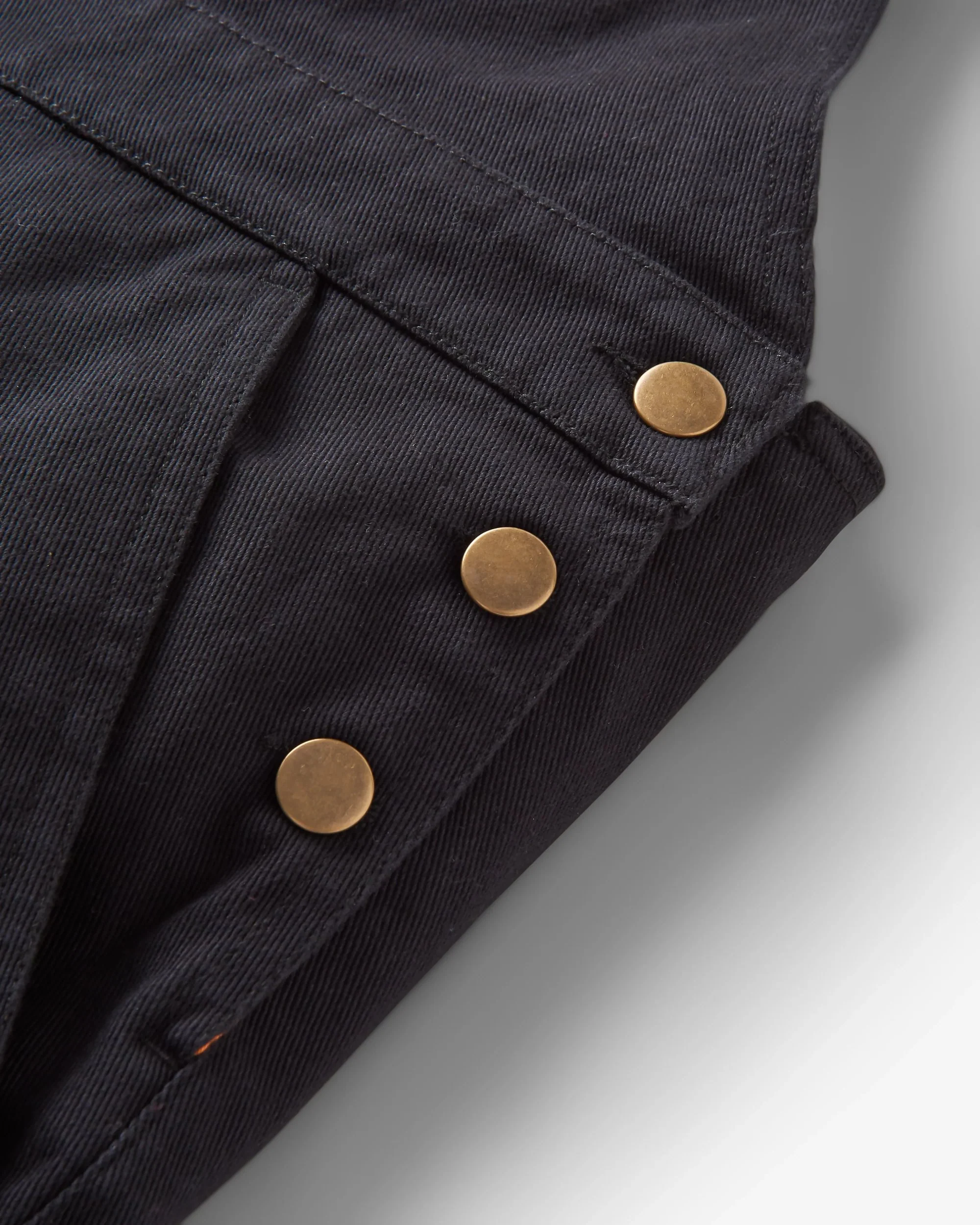 Shuffle Organic Cotton Dungarees - Black - Image 3