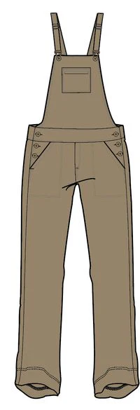 Shuffle Organic Cotton Dungarees - Elmwood - Image 12