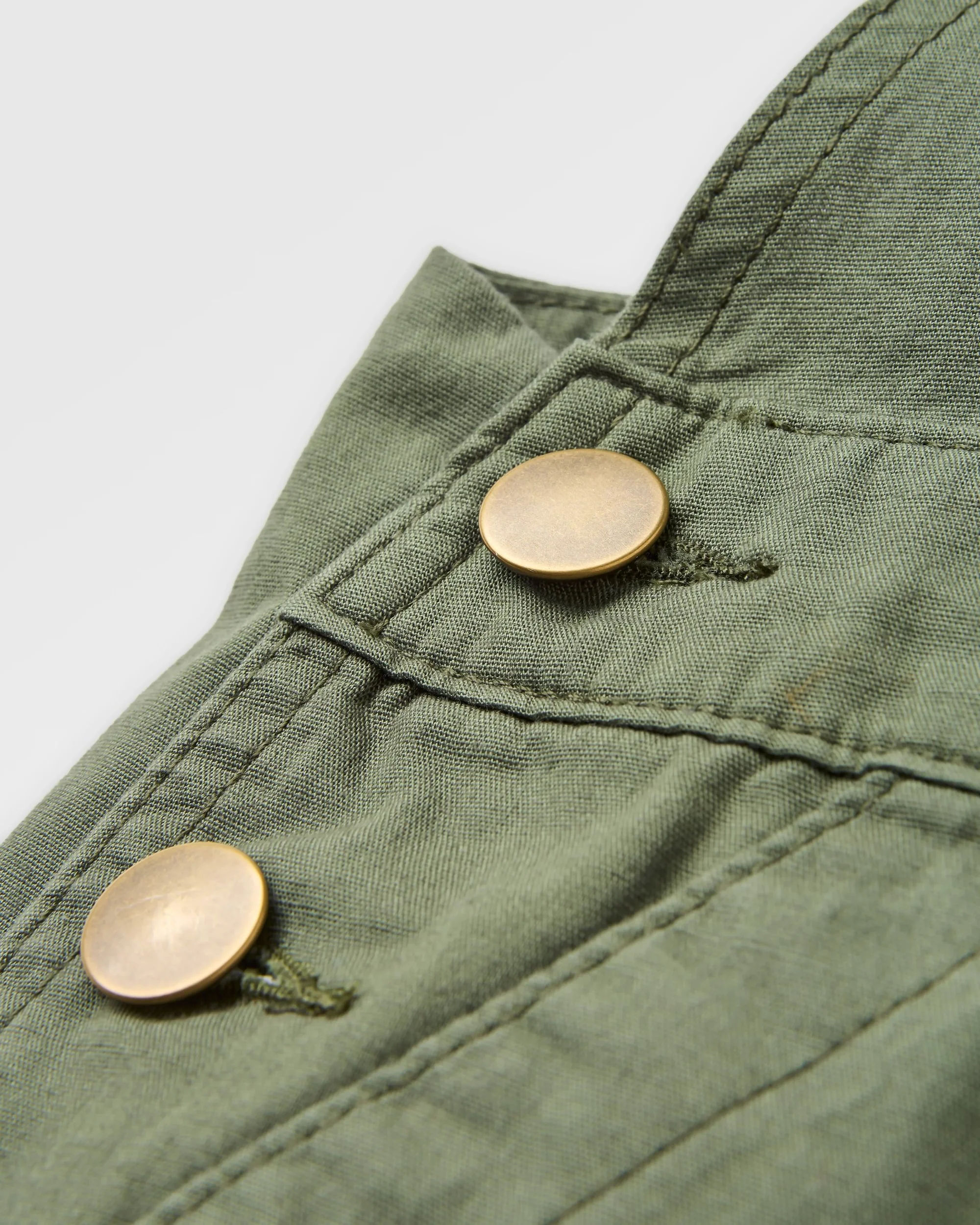 Shuffle Light Short Dungarees - Wild Green - Image 7