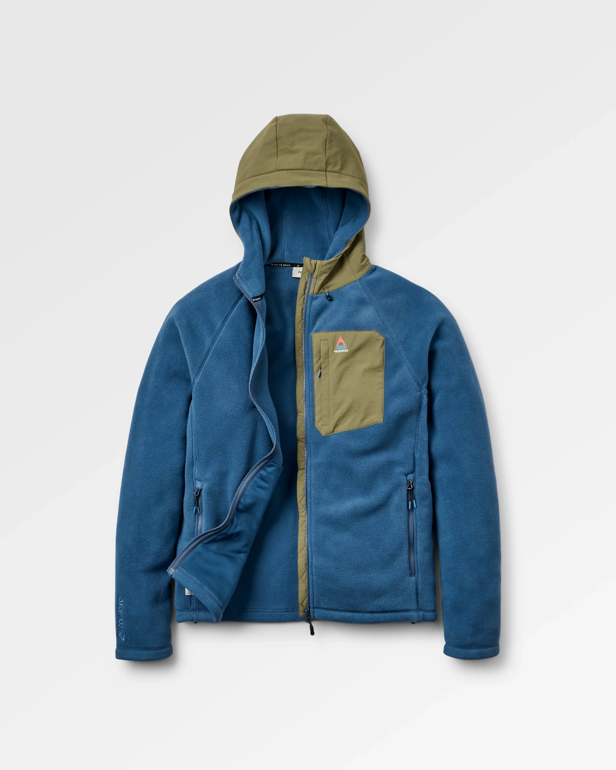 Sierrascape Men's Polartec® Fleece Hoodie - Dark Denim - Image 2