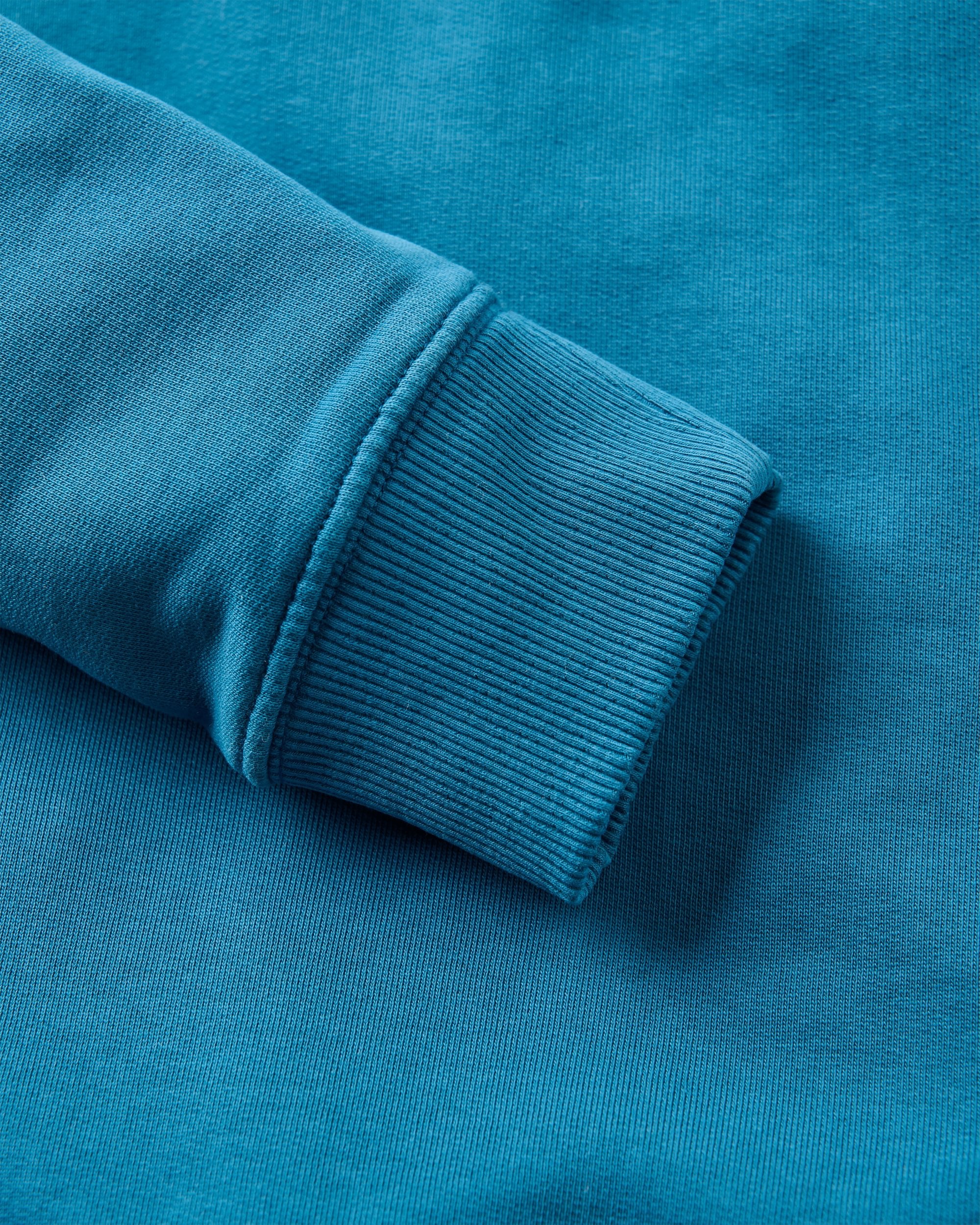 Slow Escape Organic Cotton Sweatshirt - Tidal Blue - Image 4