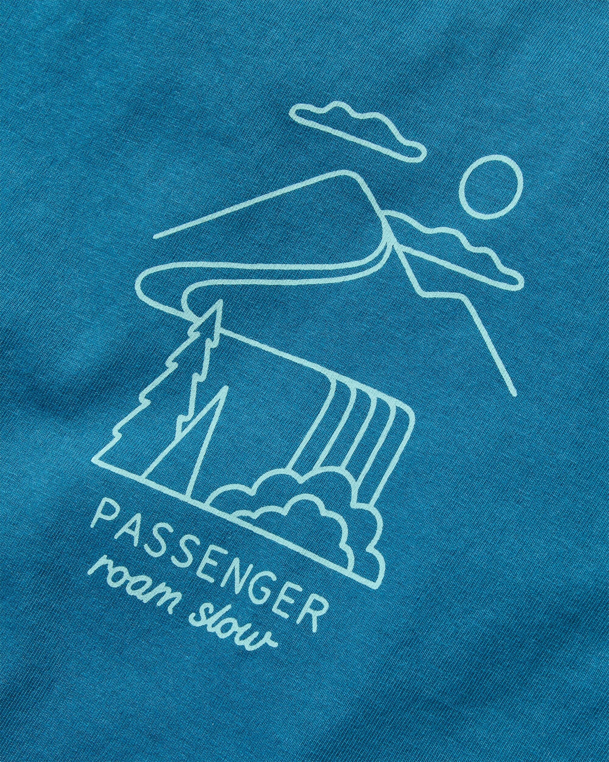 Slow Escape Relaxed Fit T-Shirt - Tidal Blue - Image 2