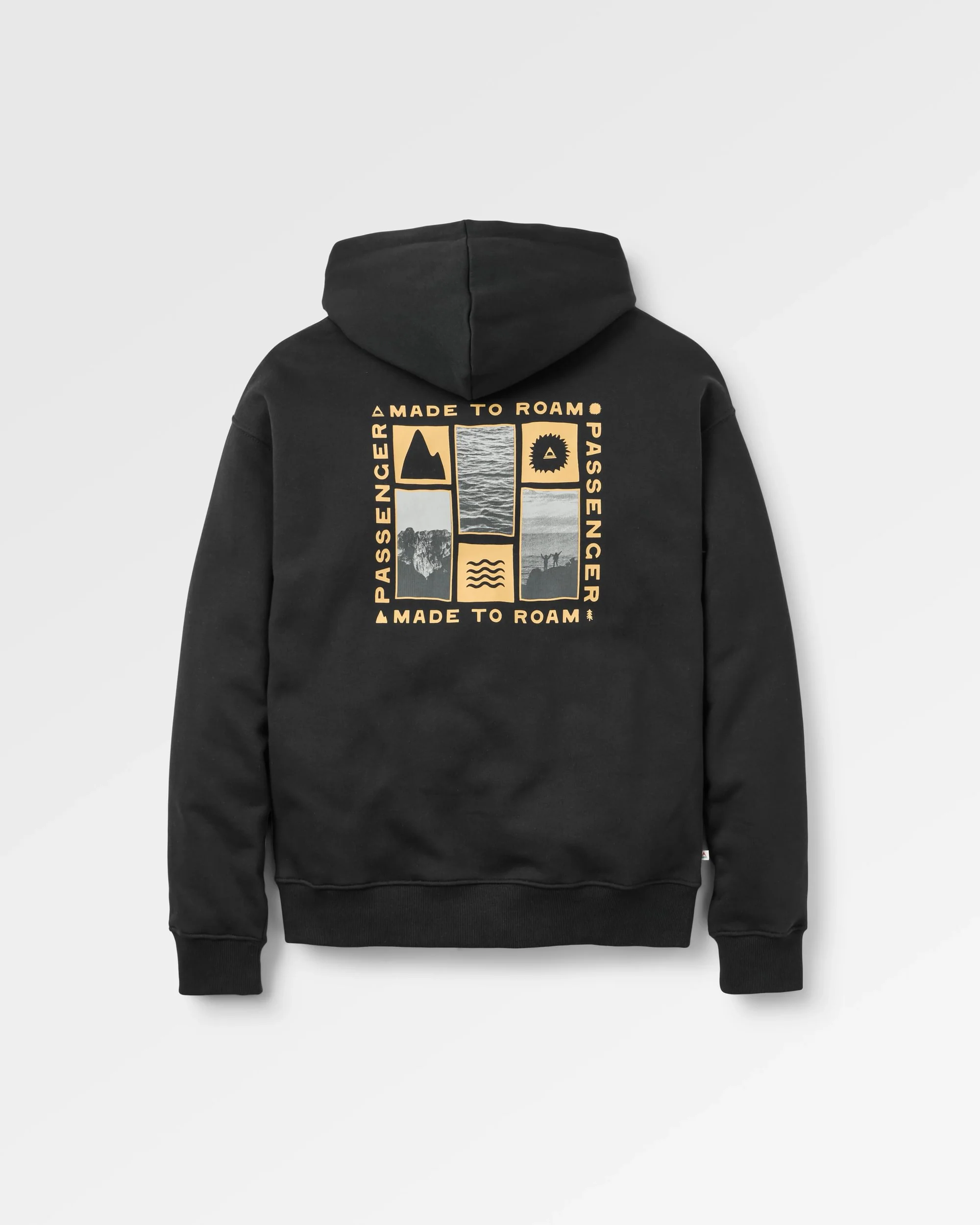 Snapshot Organic Cotton Relaxed Fit Hoodie - Black - Image 2