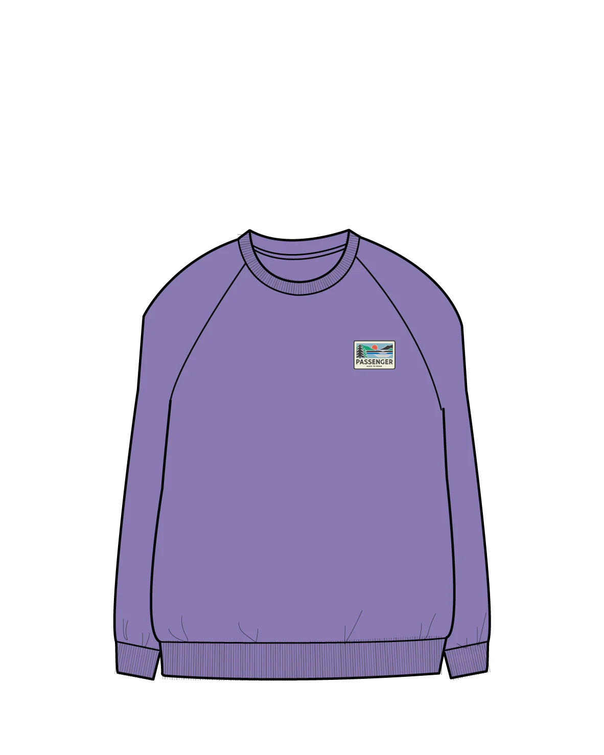 Sneak Sweatshirt - Retro Purple - Image 6