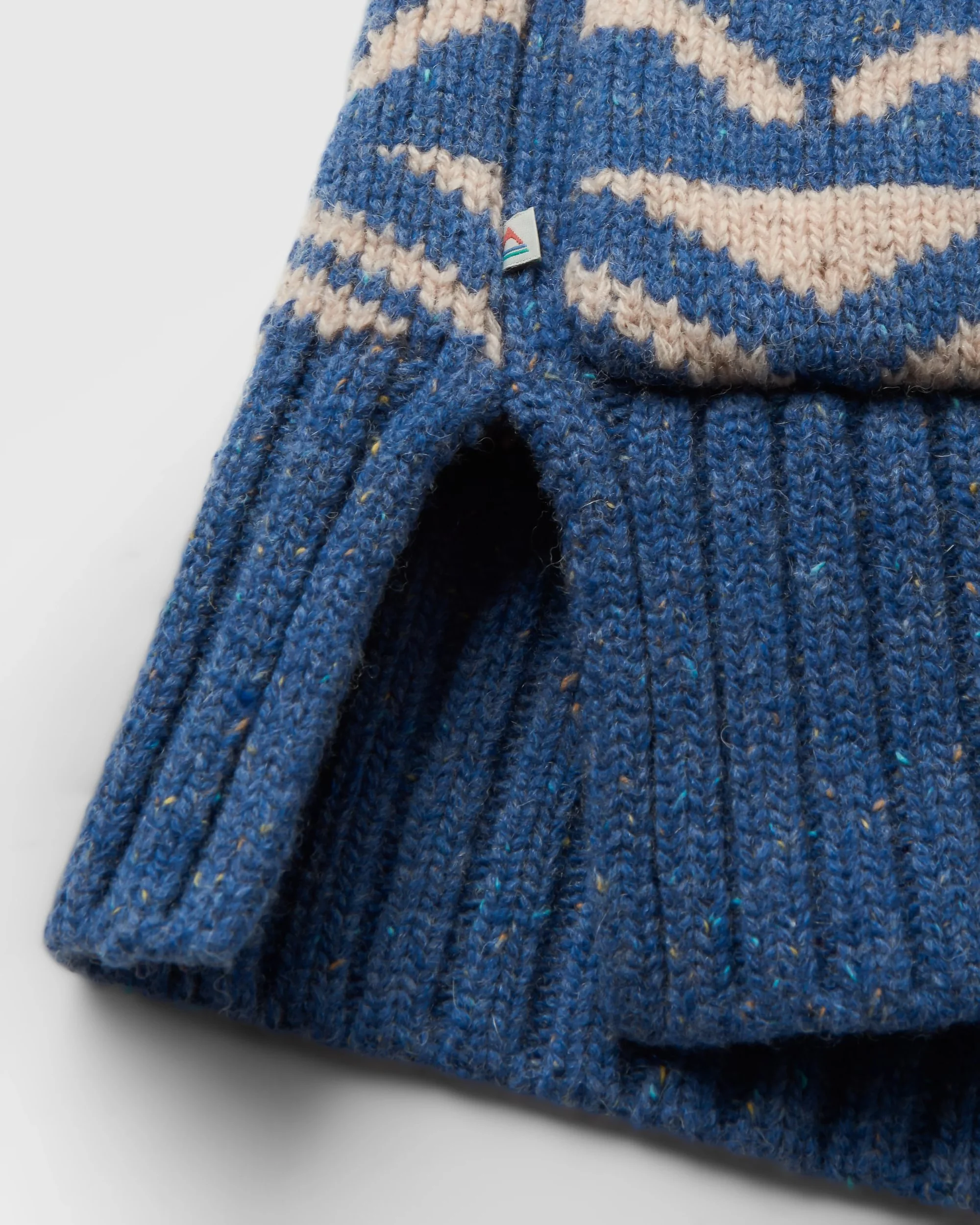 Snoozle Knitted Hooded Cardigan - Rich Nav - Image 7