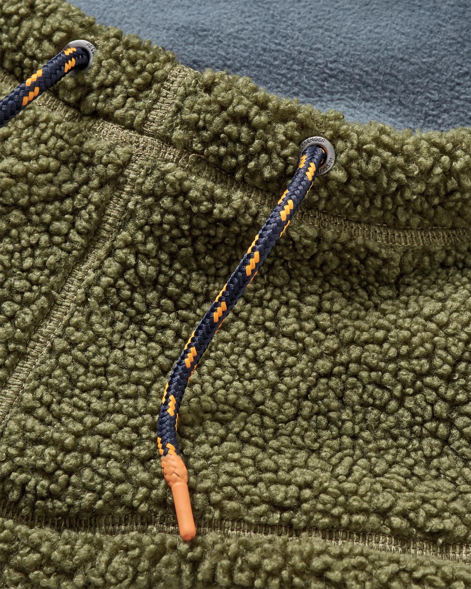 Snowdrift Fleece Hood - Khaki - Image 6