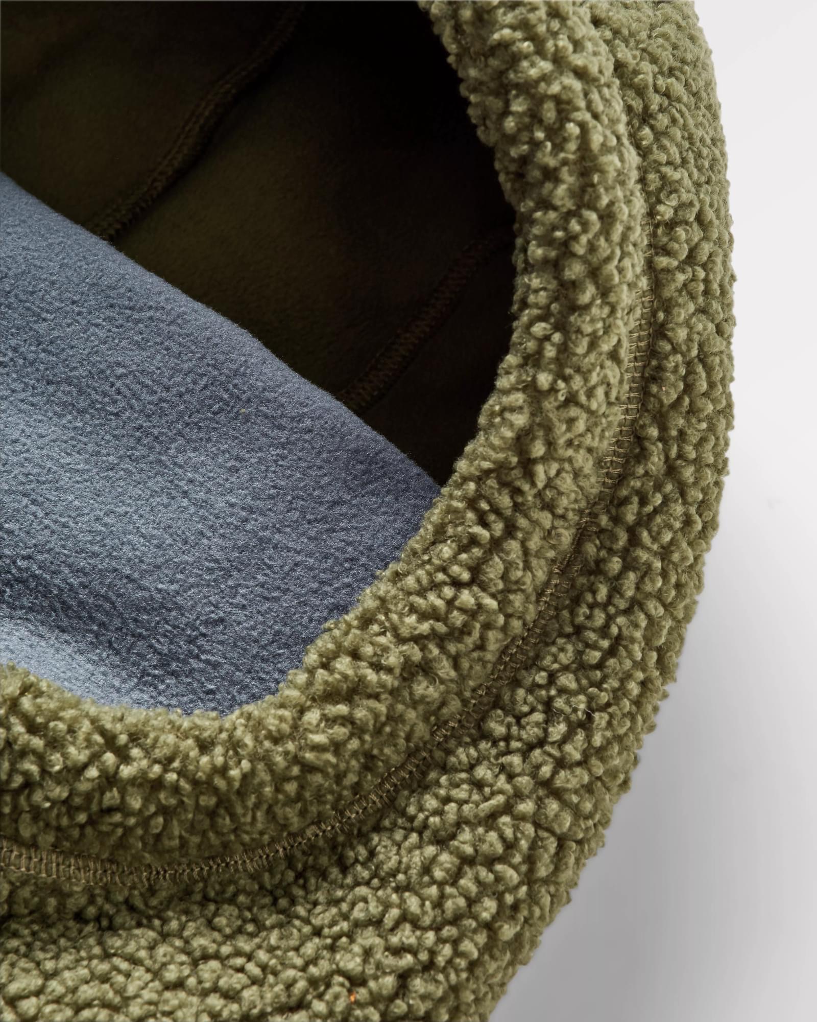 Snowdrift Fleece Hood - Khaki - Image 8