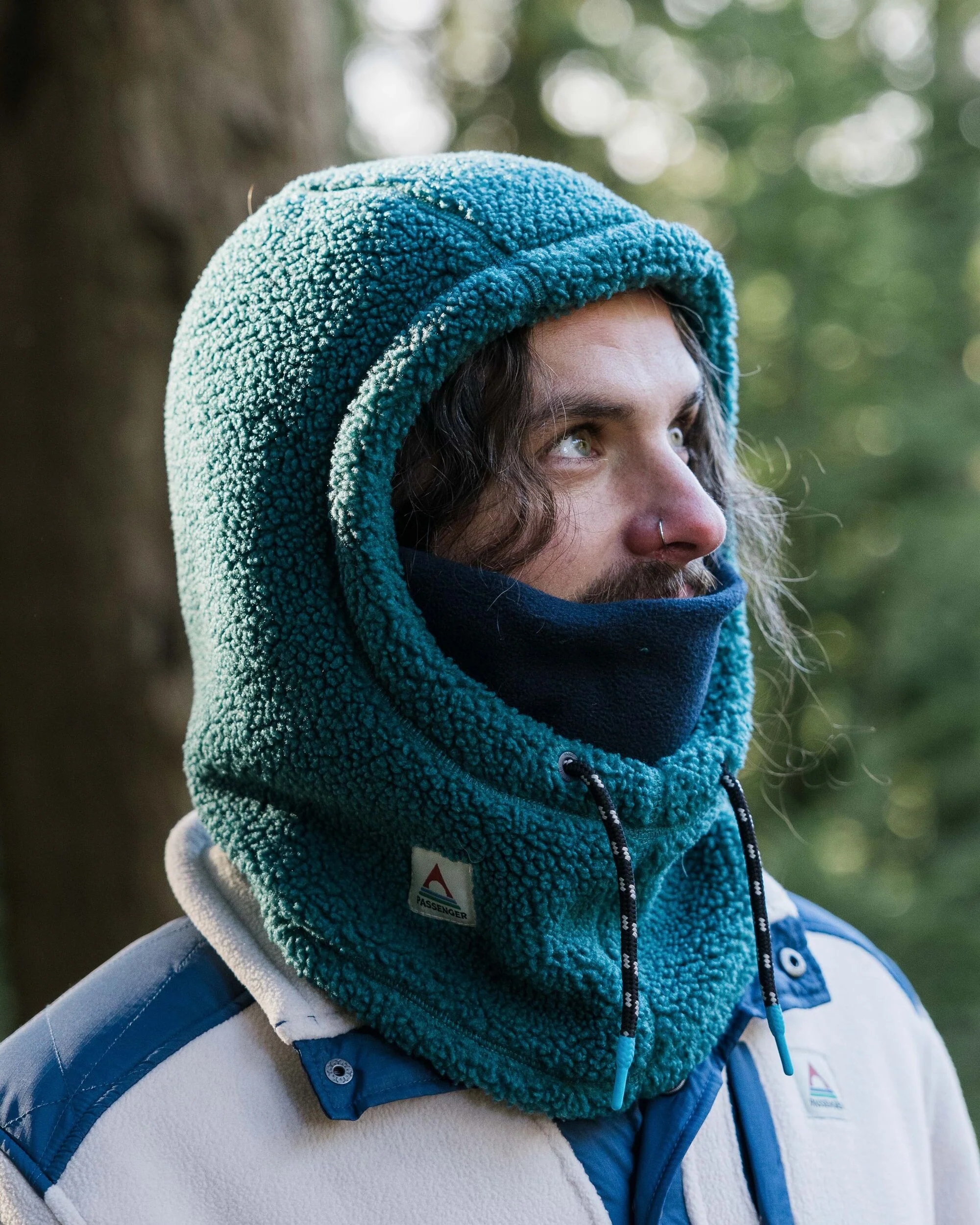 Snowdrift Fleece Hood - Mediterranean - Image 4