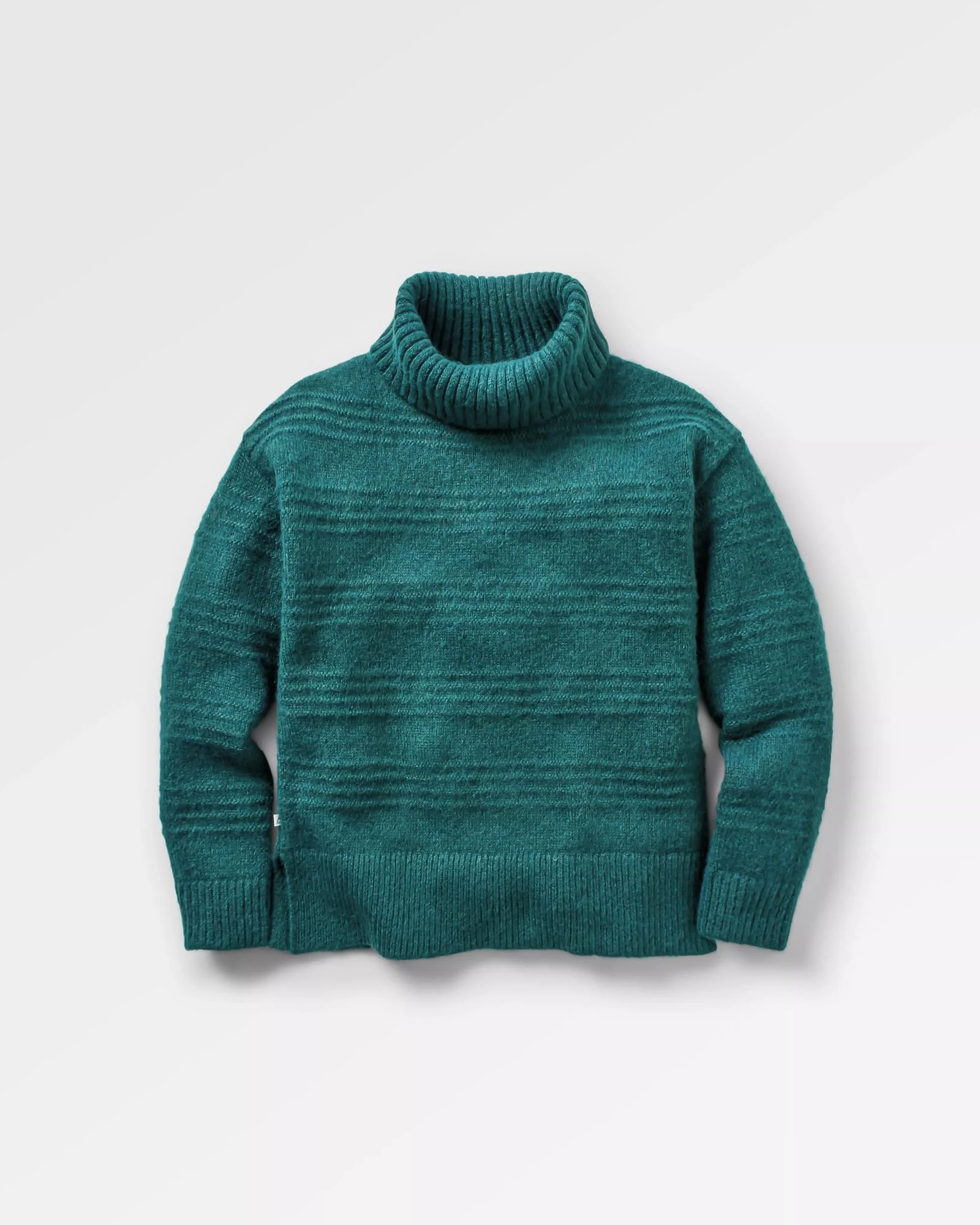 Snug Polo Neck Knitted Jumper - Mediterranean