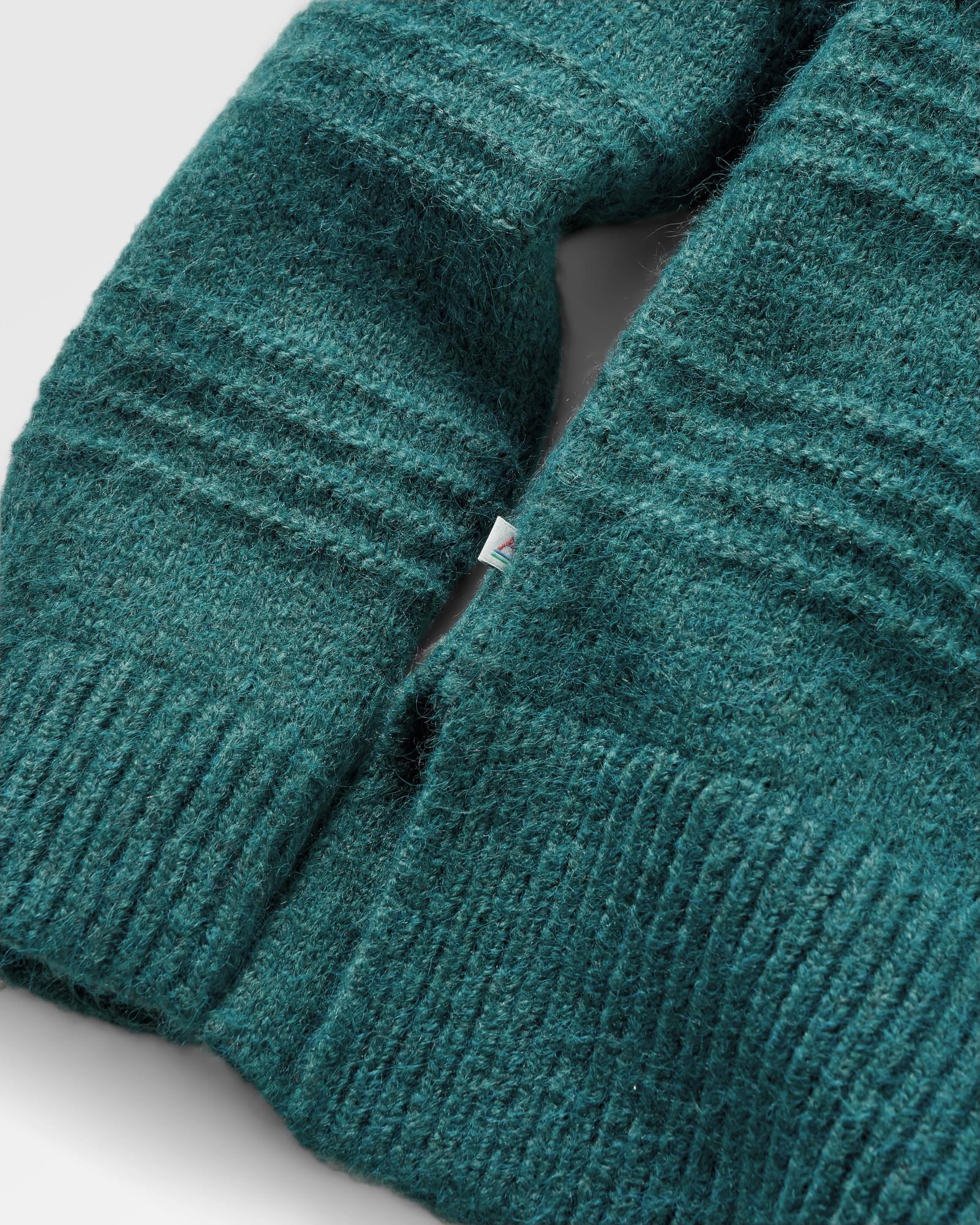 Snug Polo Neck Knitted Jumper - Mediterranean - Image 6