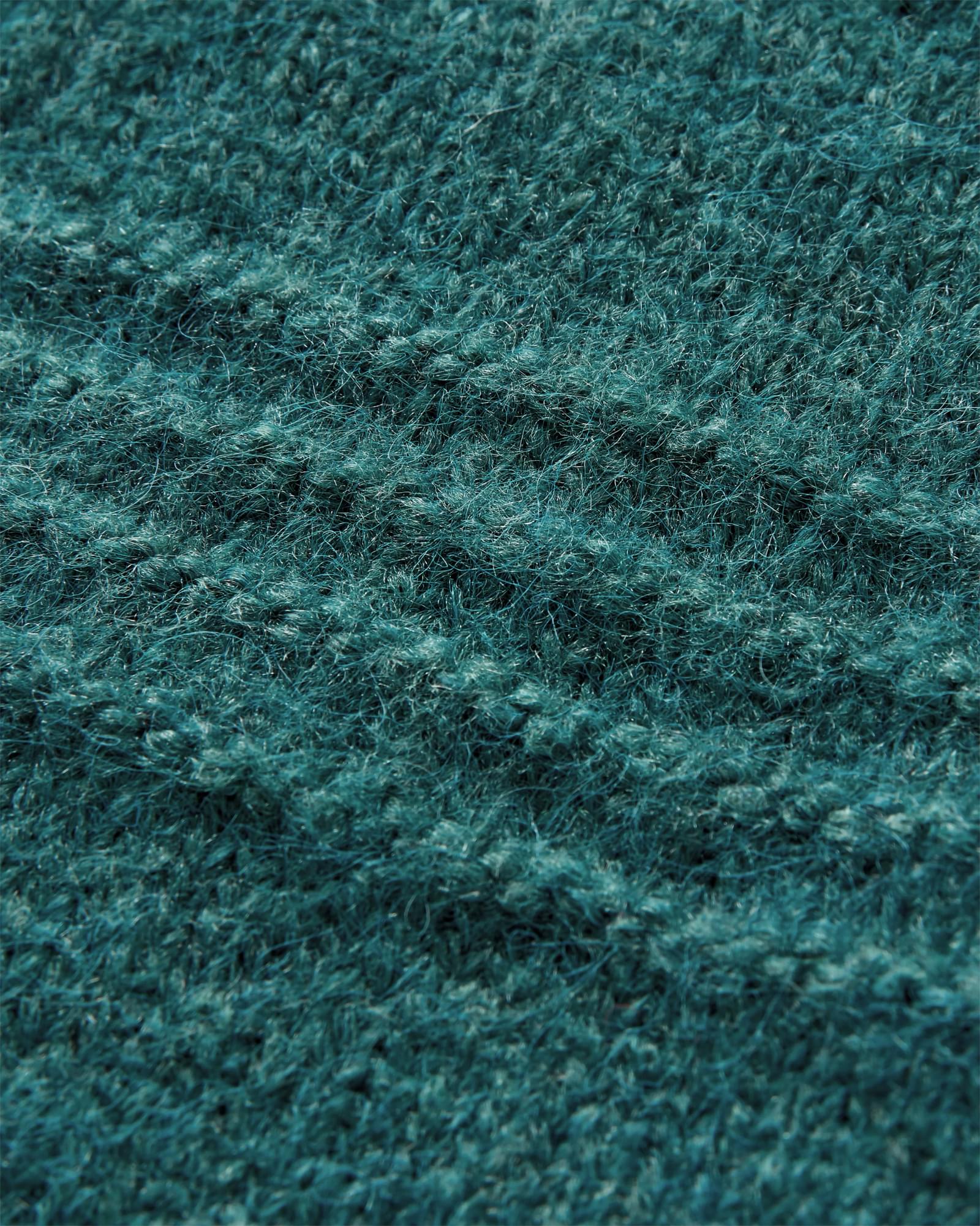 Snug Polo Neck Knitted Jumper - Mediterranean - Image 8