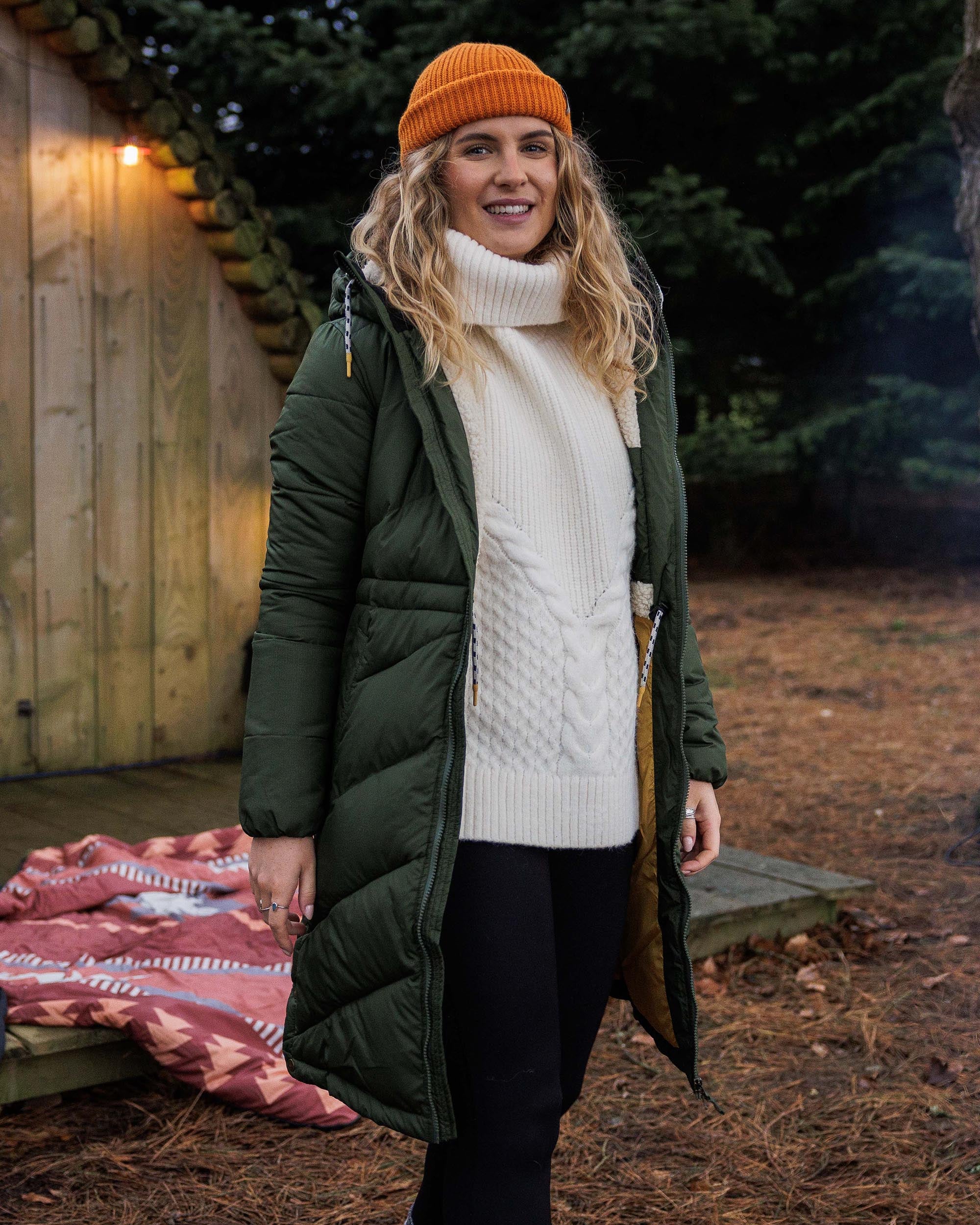 Snuggle Knitted Polo Neck - Off White - Image 7