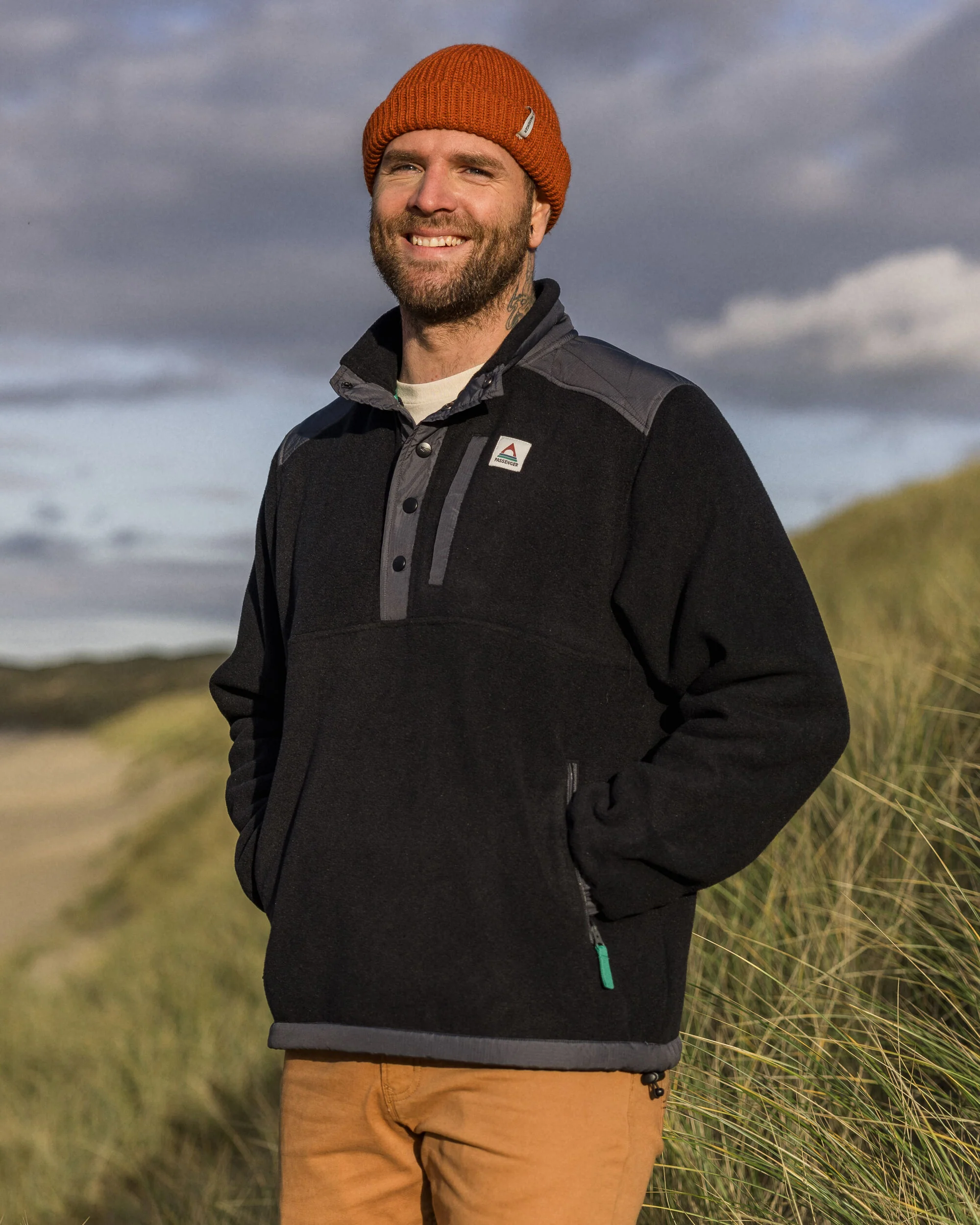 Solace Sherpa-Lined Polar Fleece - Black - Image 4