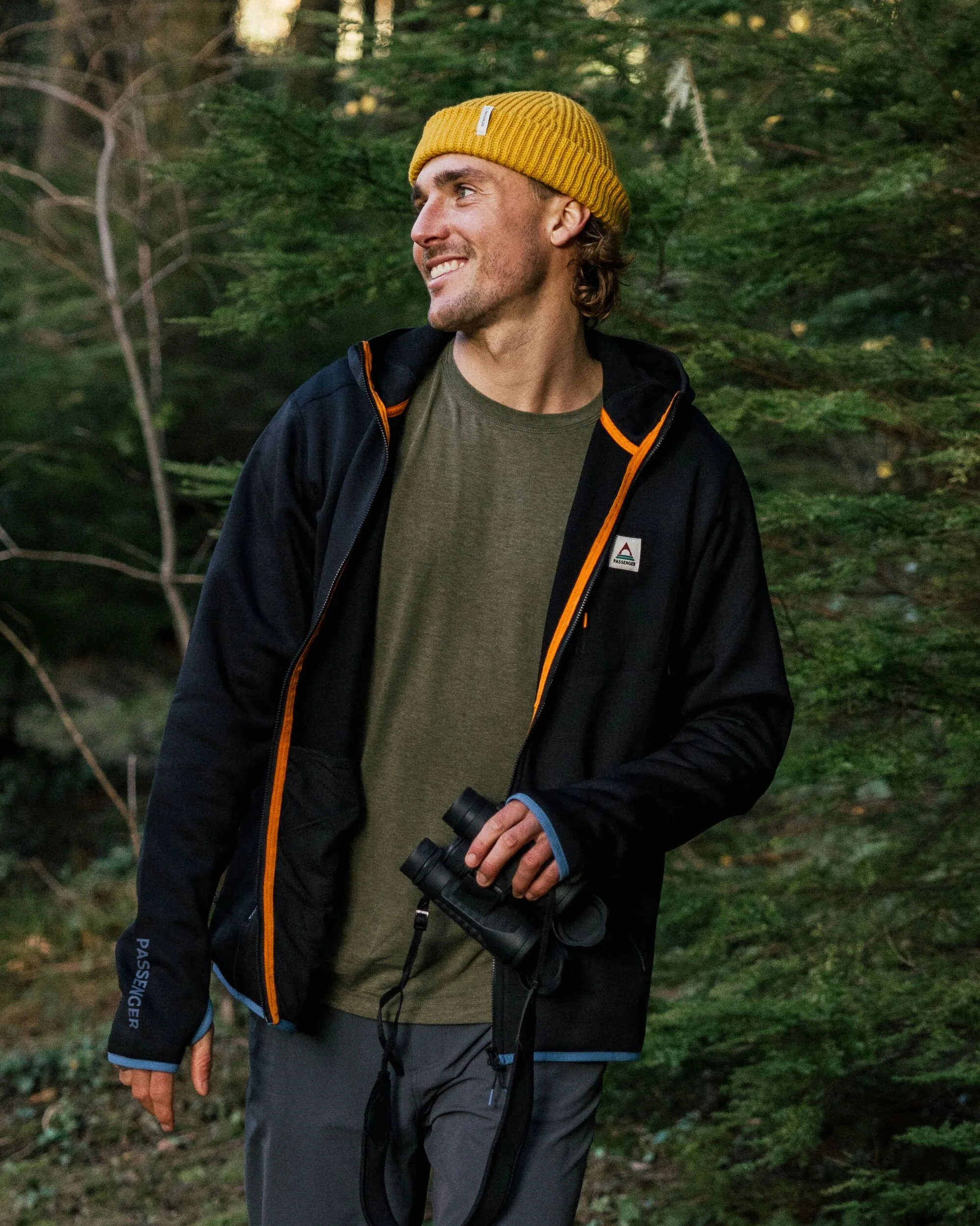 Solitude Polartec® Fleece Hoodie - Black - Image 3