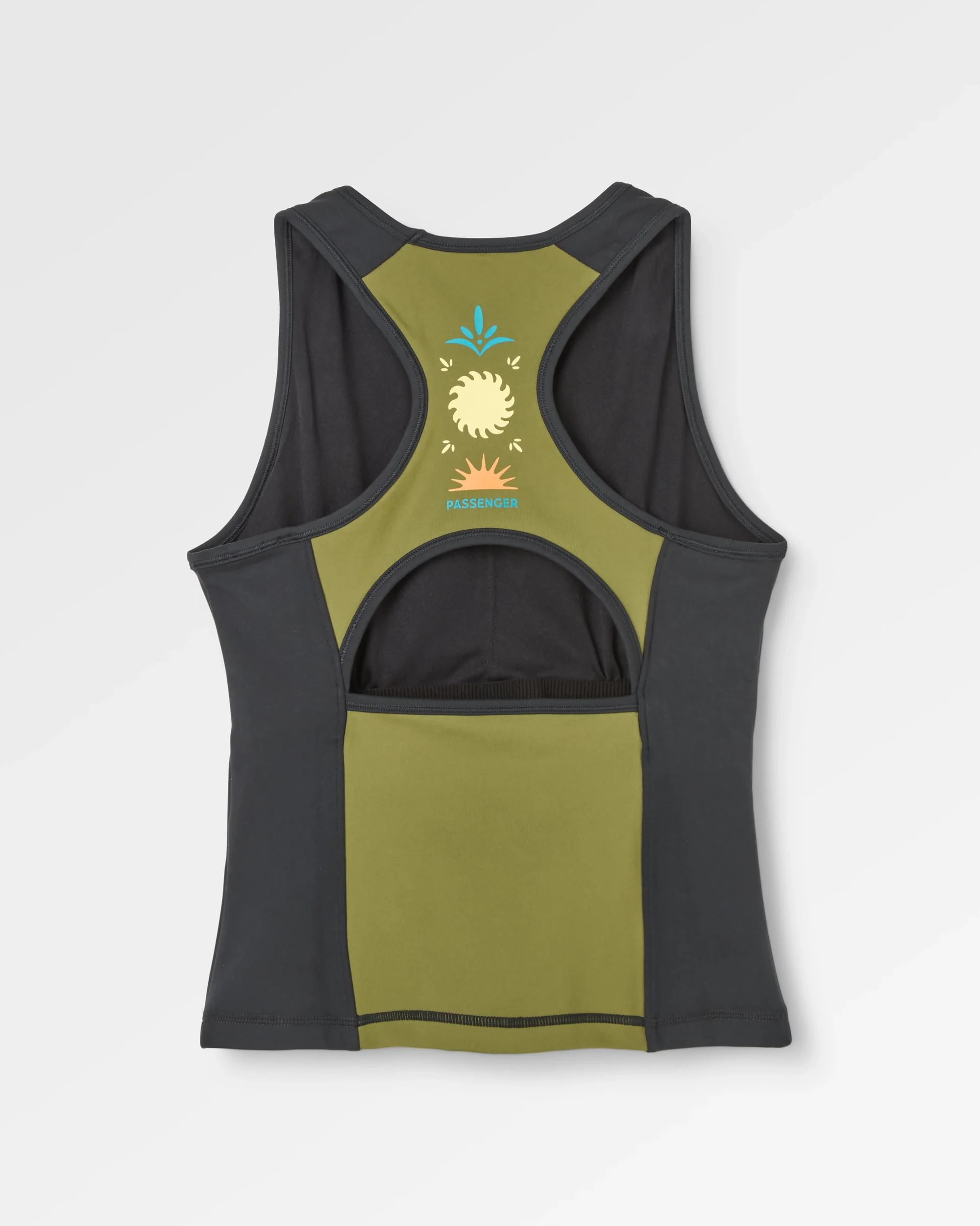 Solscape Active Vest  - Black/Clover - Image 2