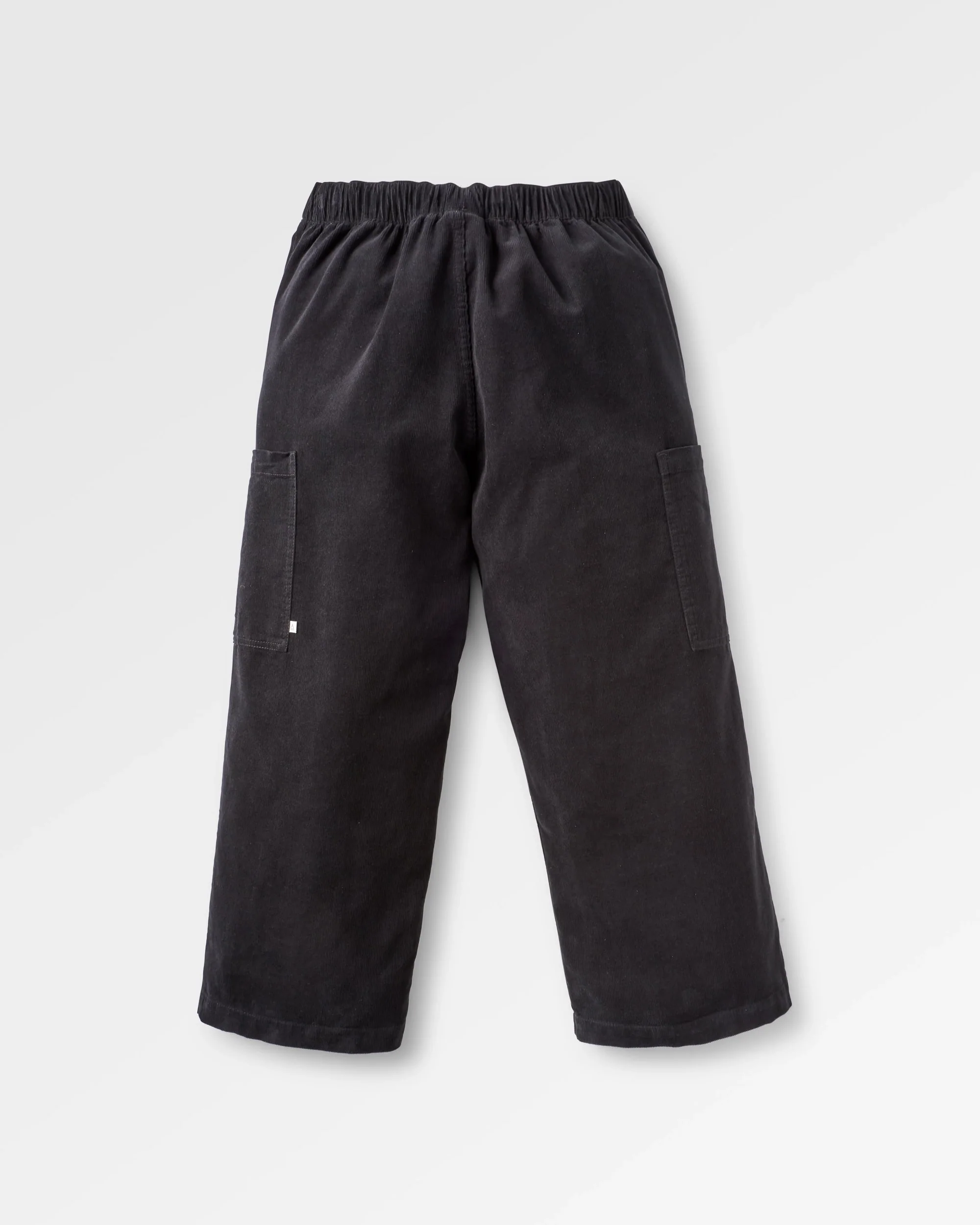 Someday Organic Cotton Corduroy Cropped Trouser - Black - Image 11