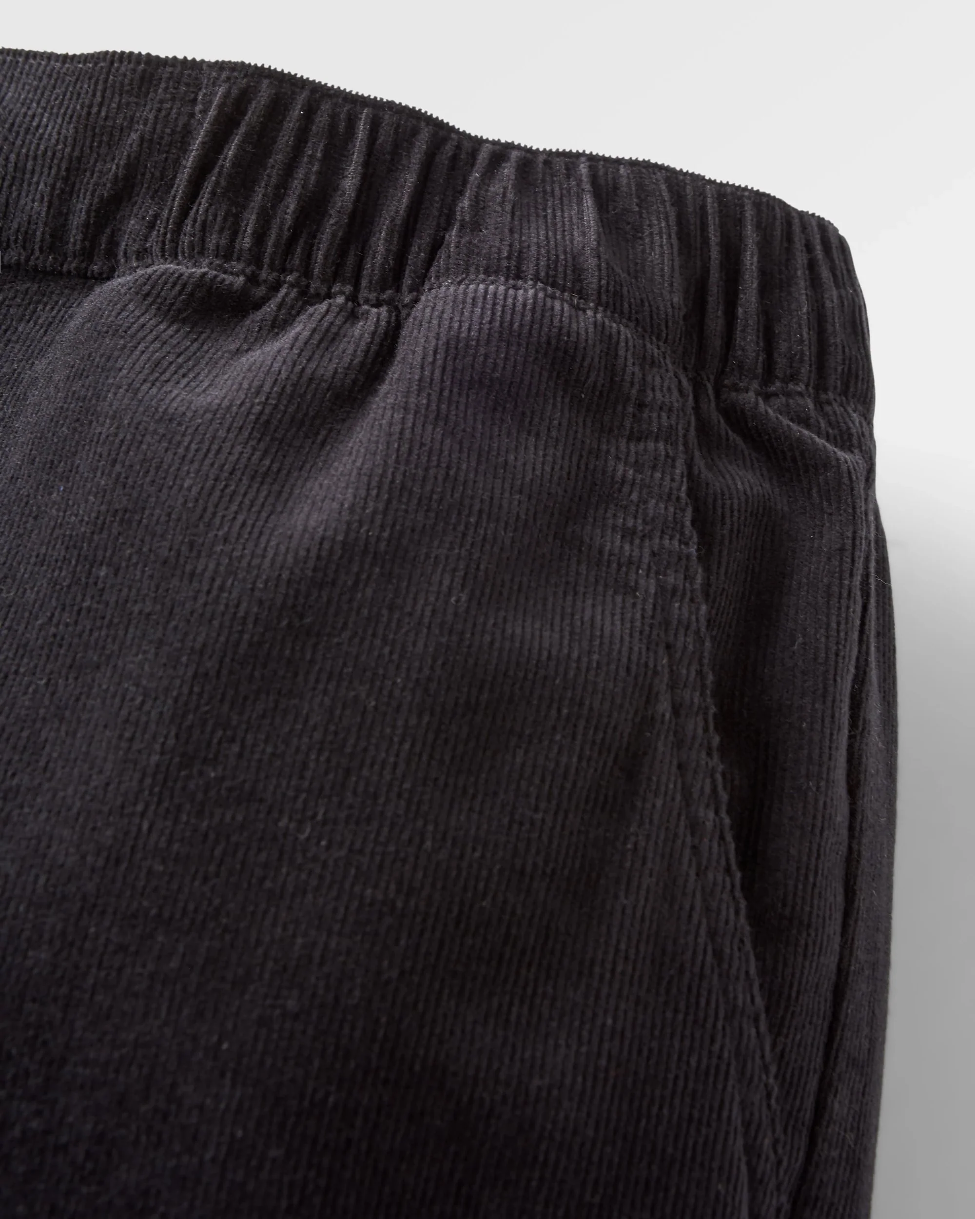 Someday Organic Cotton Corduroy Cropped Trouser - Black - Image 9
