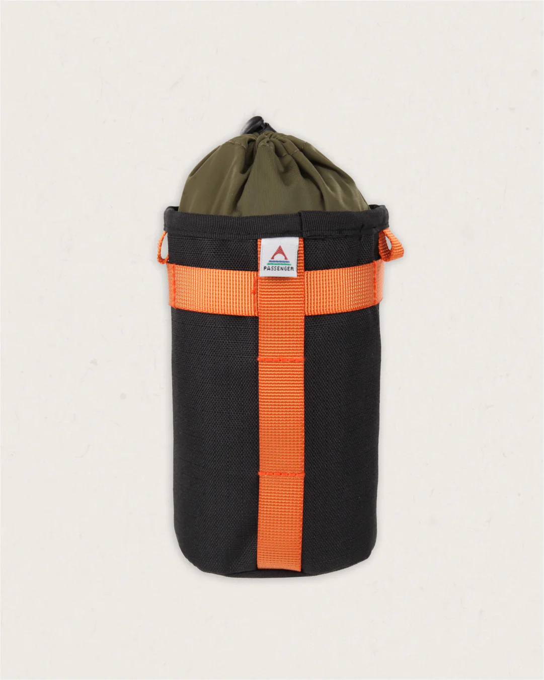 Steer Hybrid Bottle Bike Bag - True Black/ Khaki - Image 10