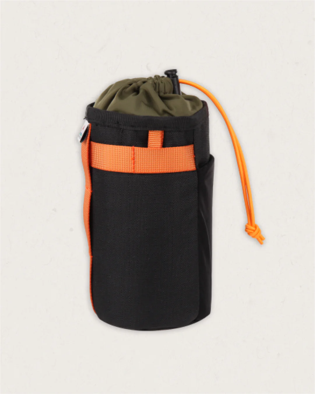 Steer Hybrid Bottle Bike Bag - True Black/ Khaki - Image 12