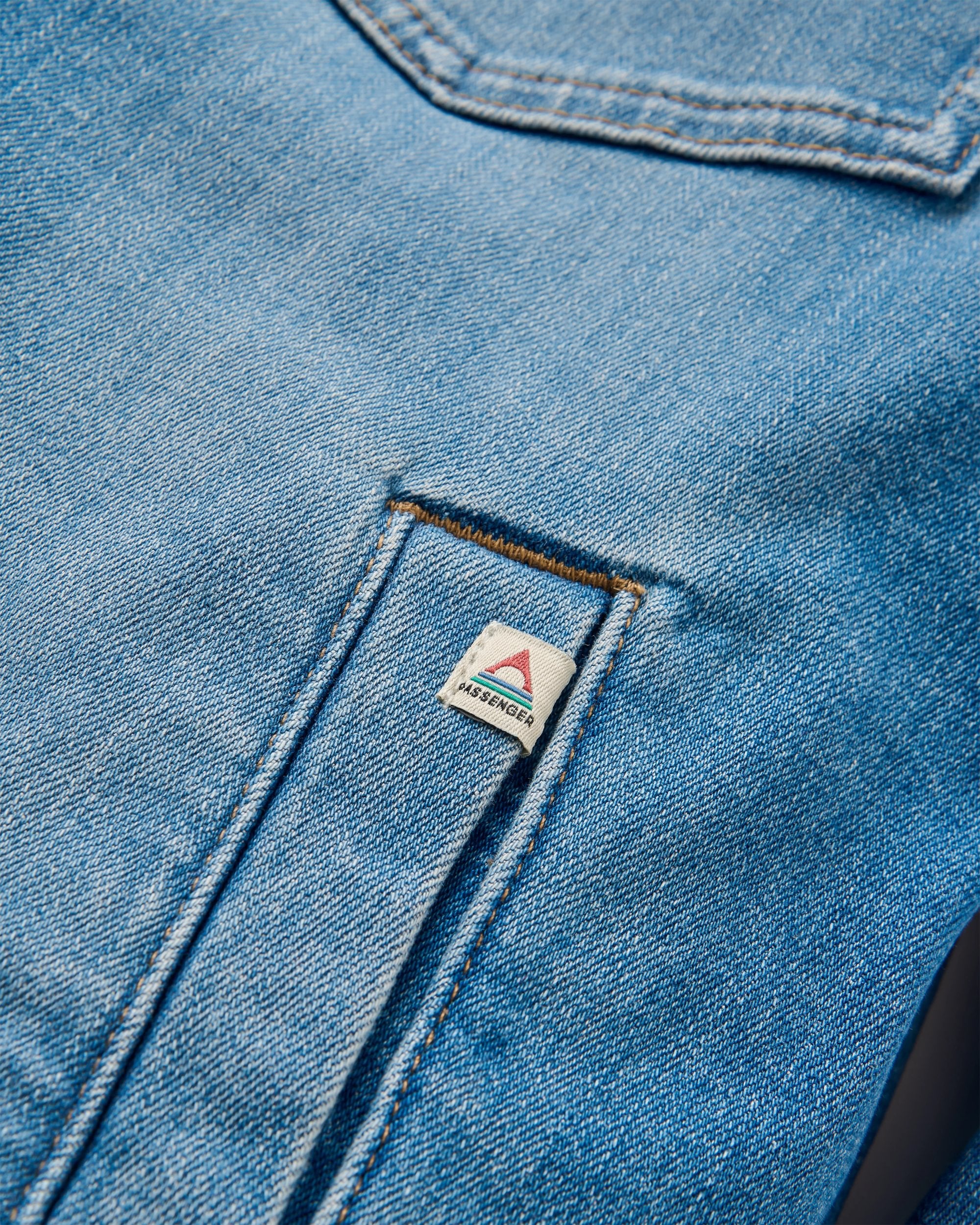 Stella Denim LS Shirt - Light Wash Denim - Image 7