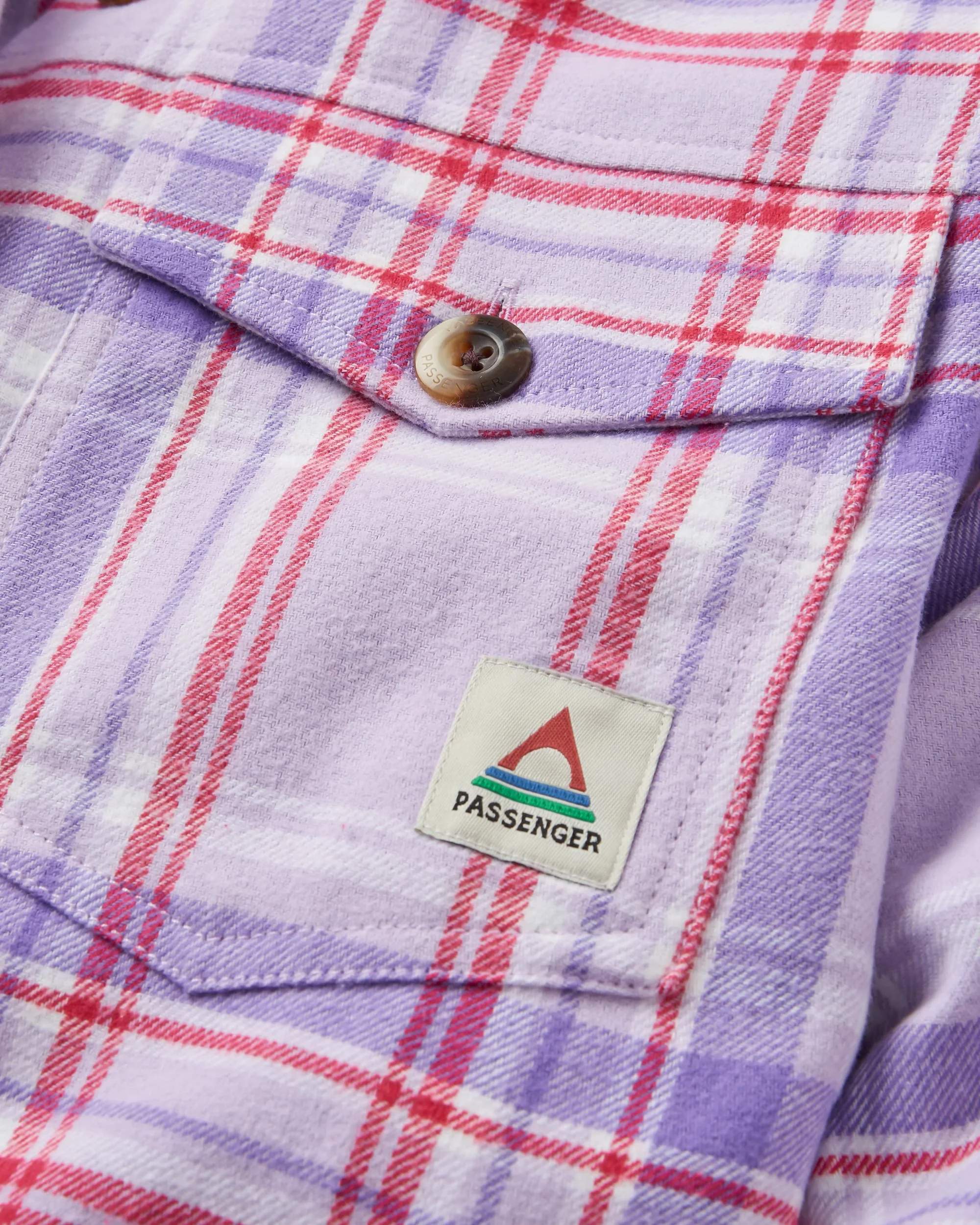 Stella LS Shirt - Retro Purple Check - Image 9