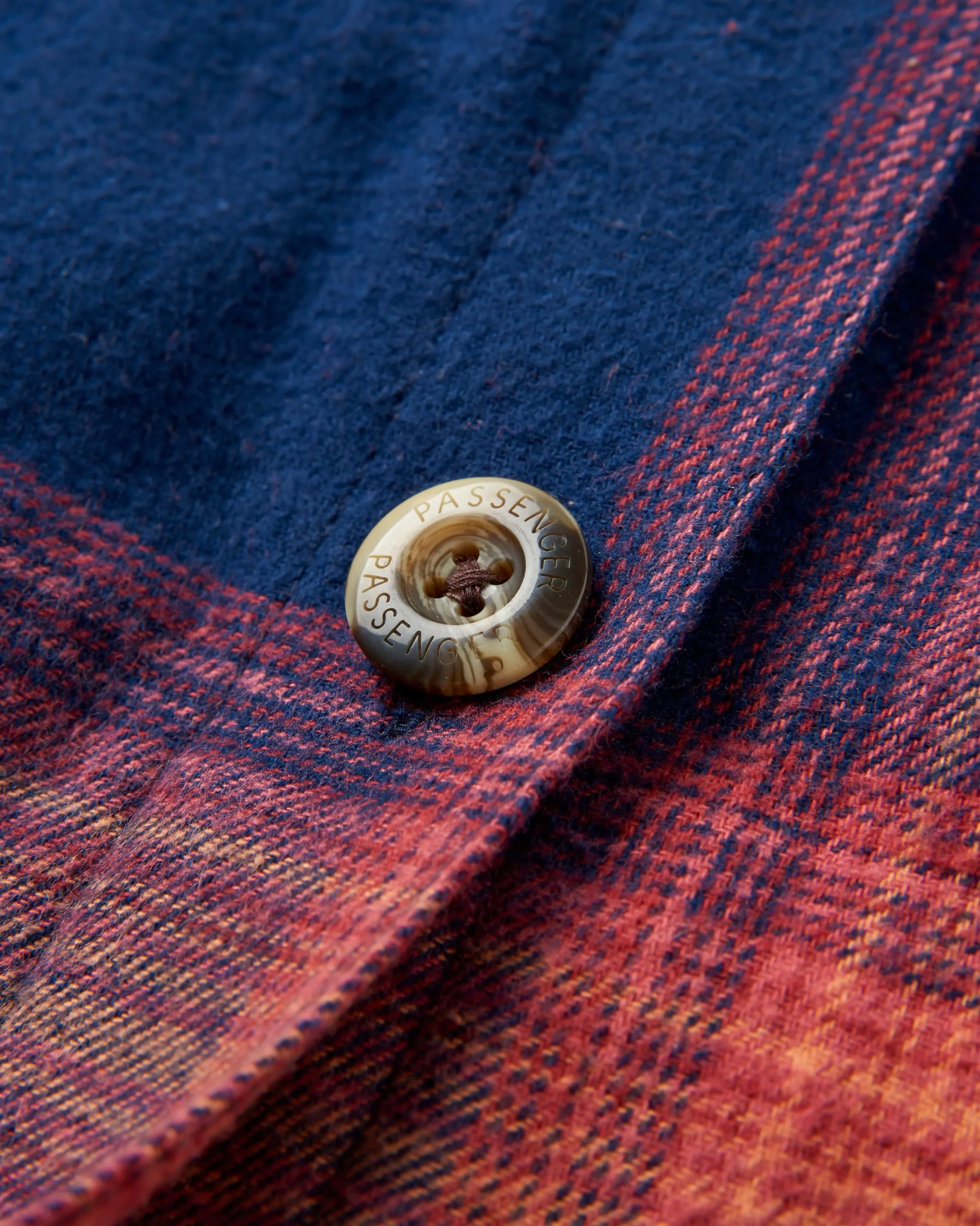 Stella LS Shirt - Rich Navy/ Red Ochre Check - Image 8
