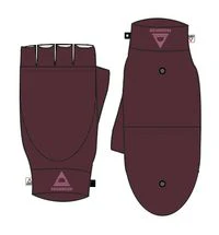 Stem Polar Convertible Mittens - Wine - Image 6