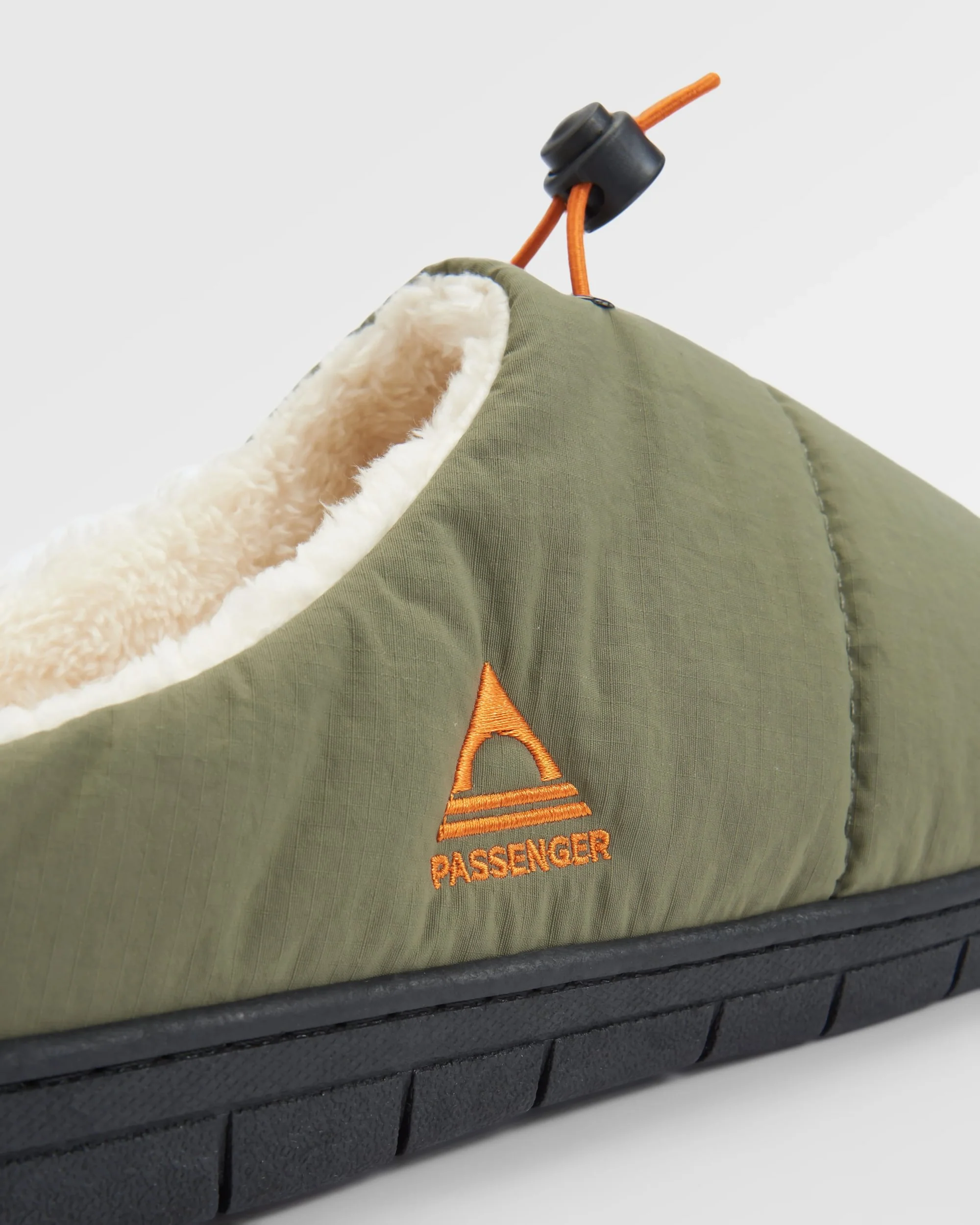Step Out Men's Fleece Lined Slipper - Dusty Olive - Image 3