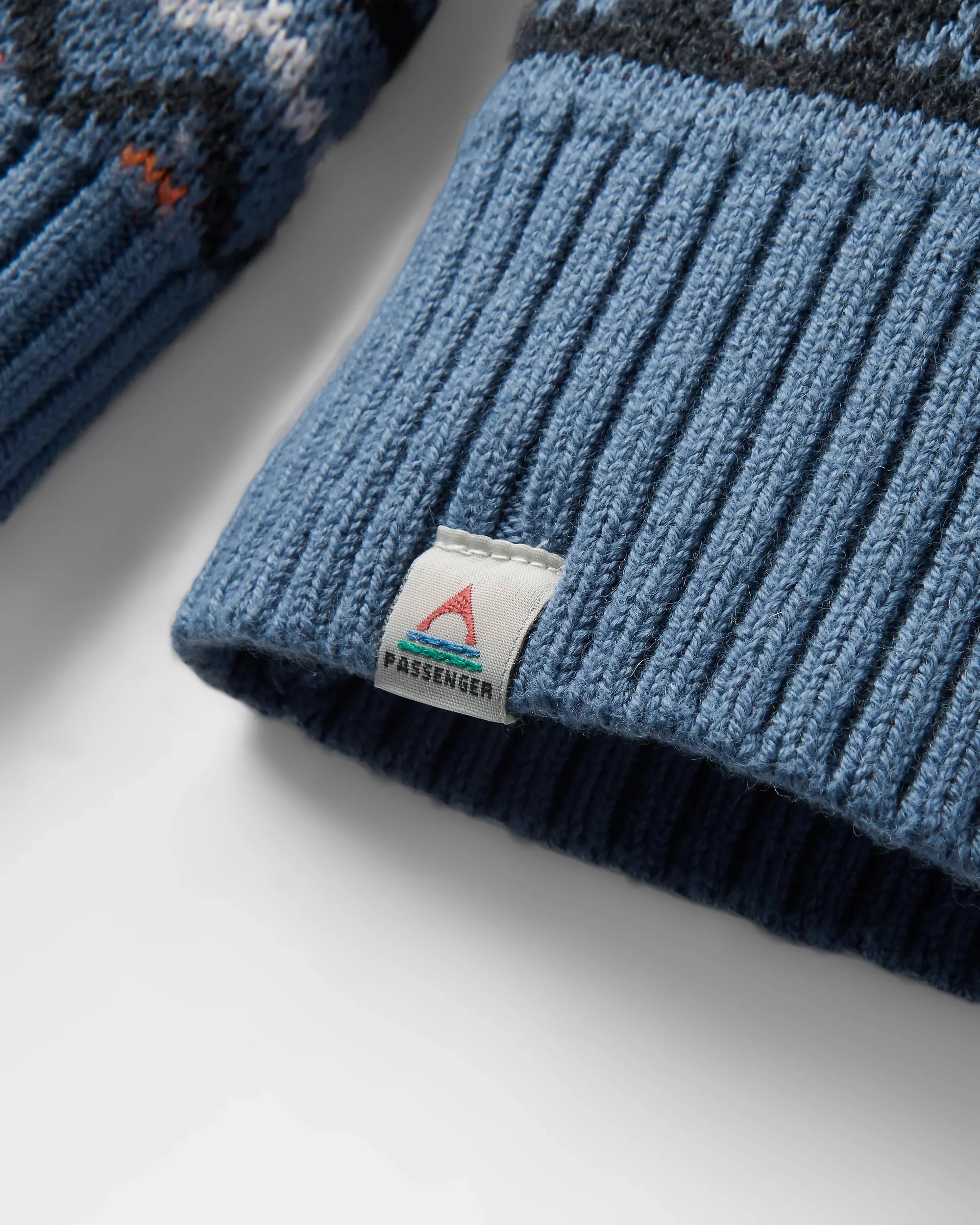 Stoked Knitted Jumper - Faded Denim Multi - Image 4