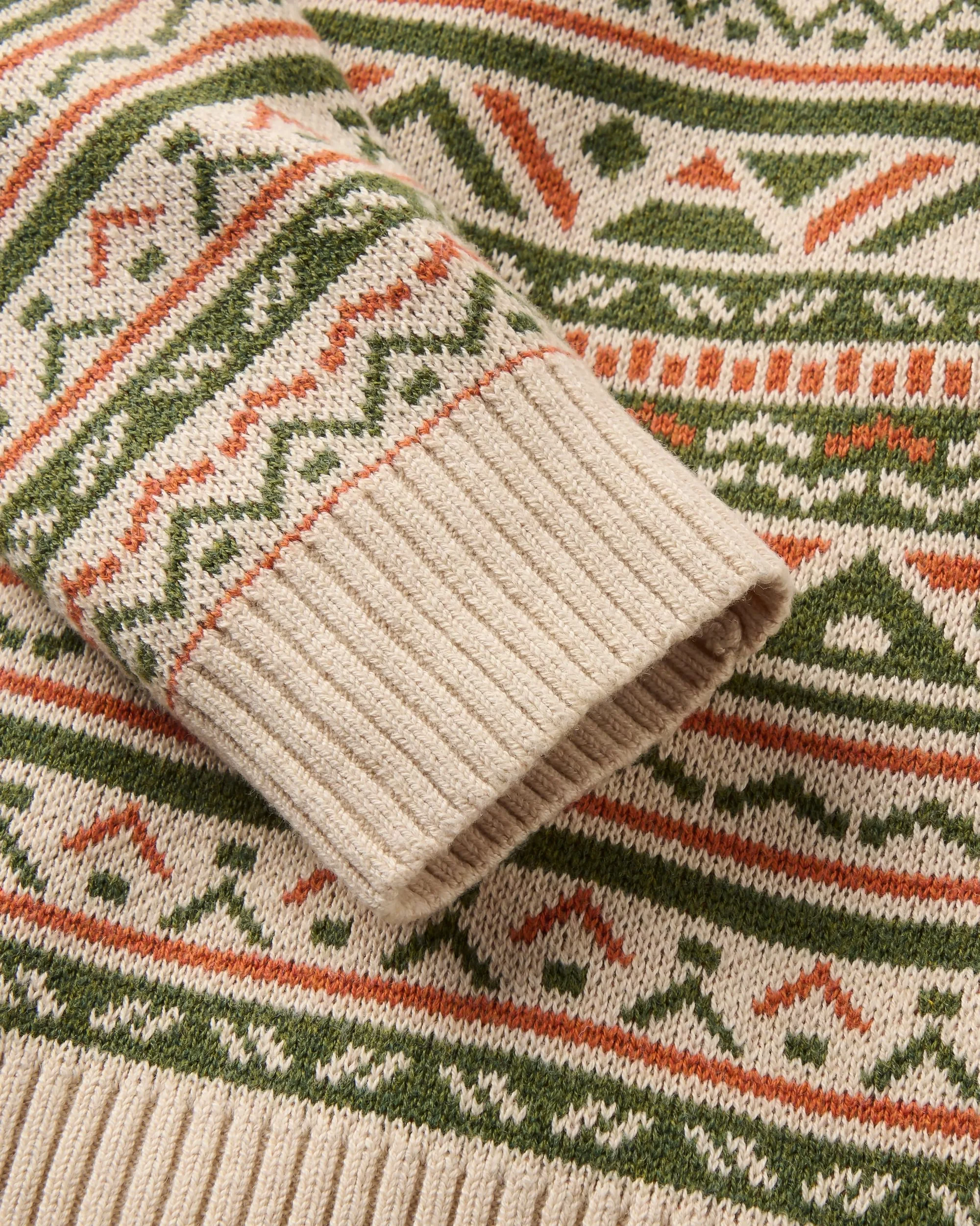 Stoked Knitted Jumper - Oatmeal Multi - Image 7