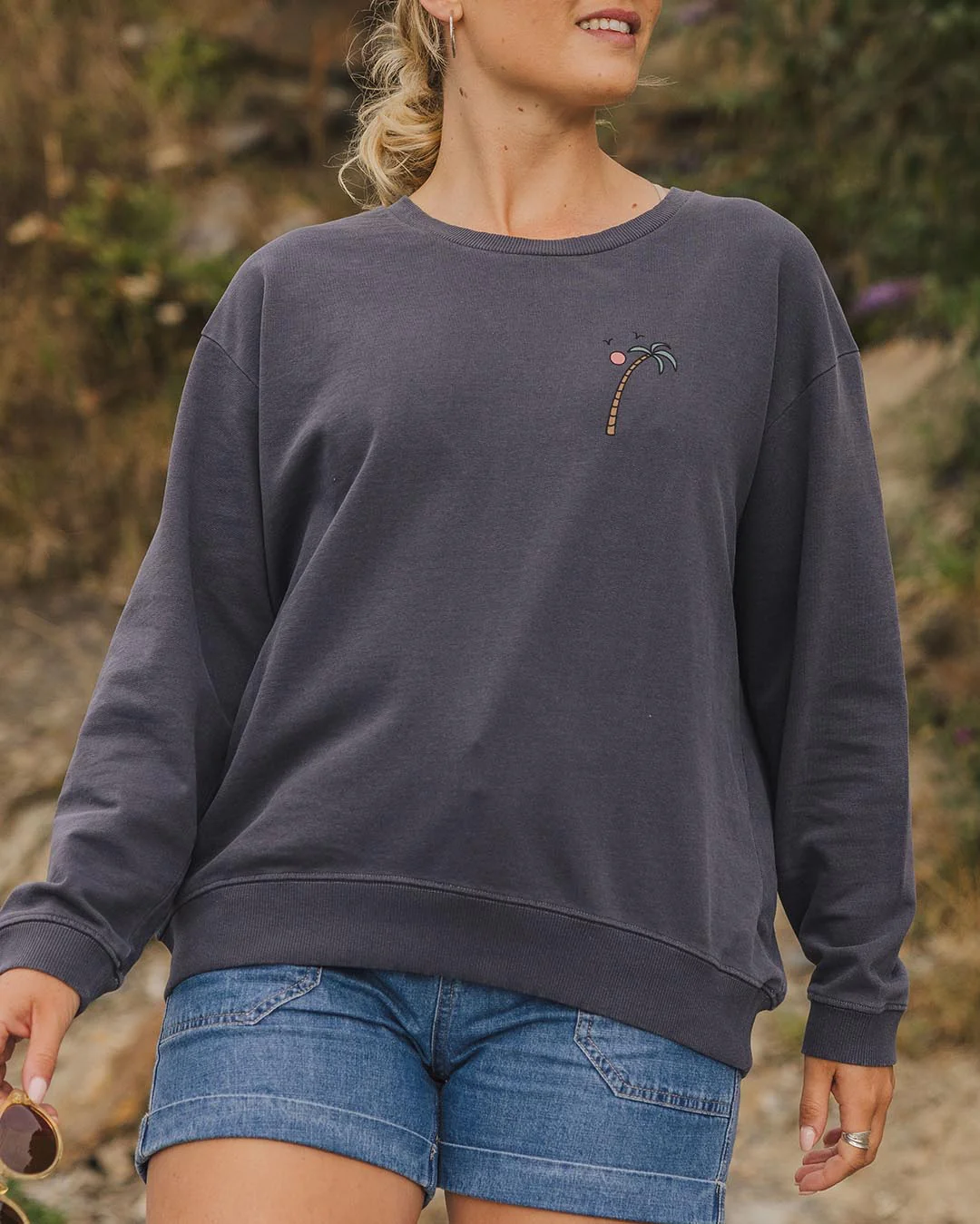 Sundaze Sweatshirt - Charcoal - Image 2