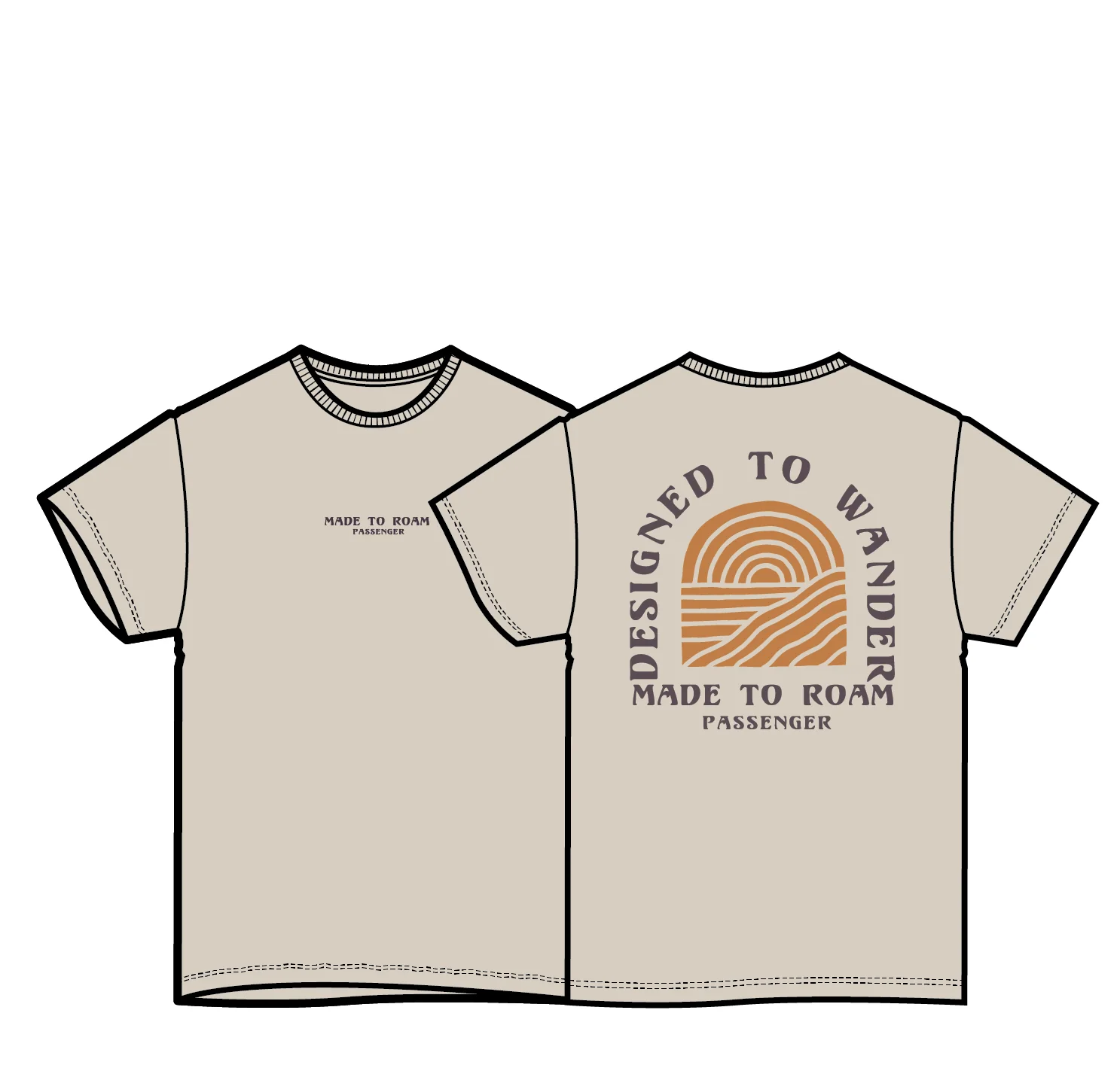Sundown T-Shirt - Birch - Image 10