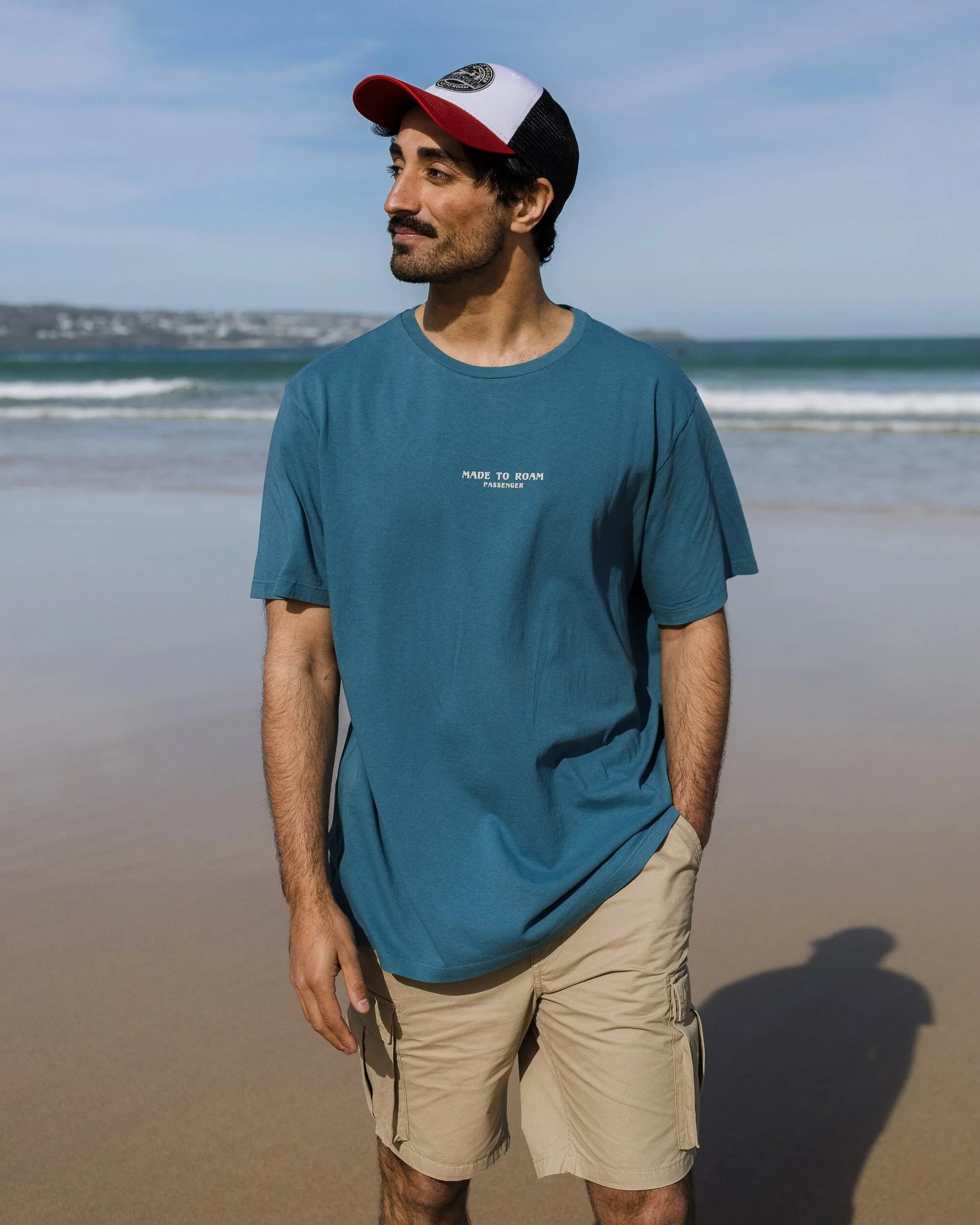 Sundown T-Shirt - Blue Steel - Image 4