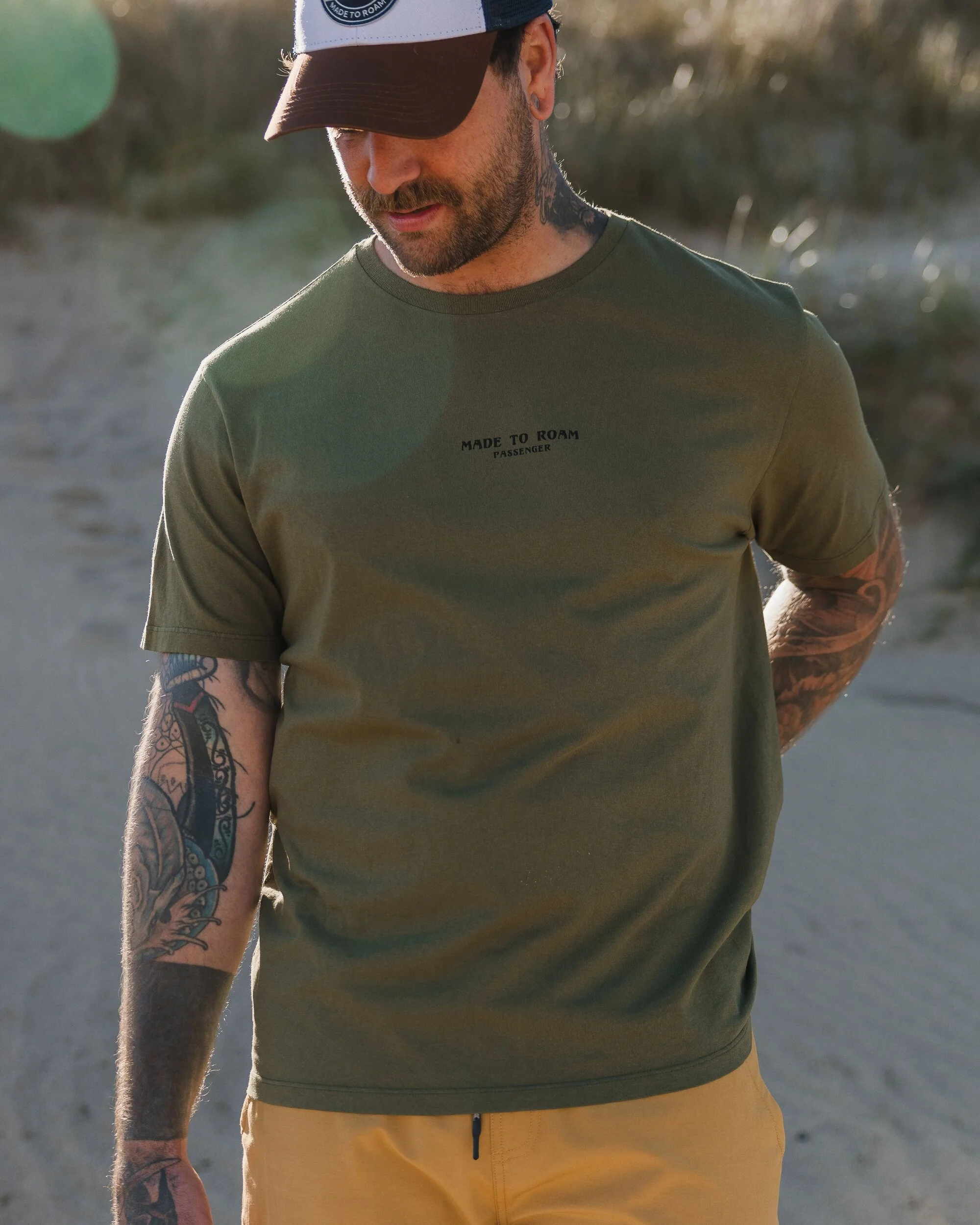 Sundown T-Shirt - Khaki - Image 2